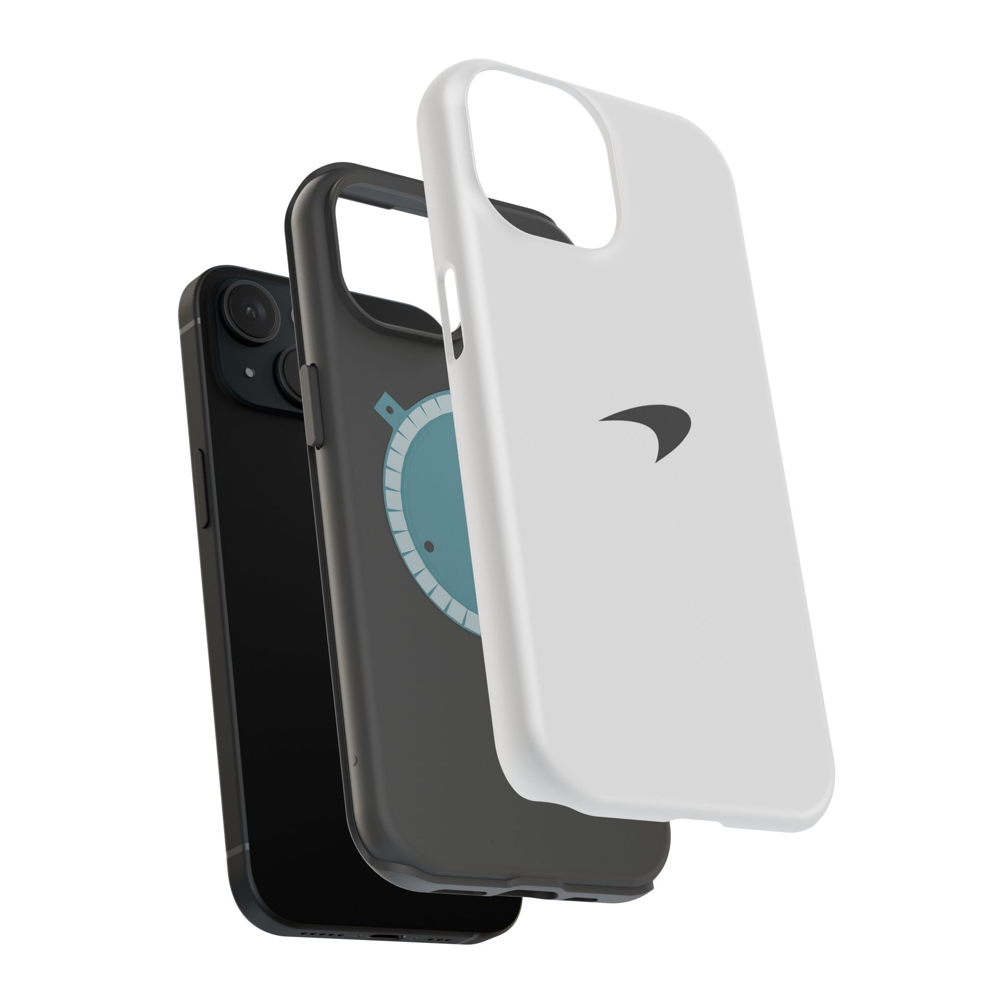 Pearl white mclaren inspired Magnetic Tough Cases