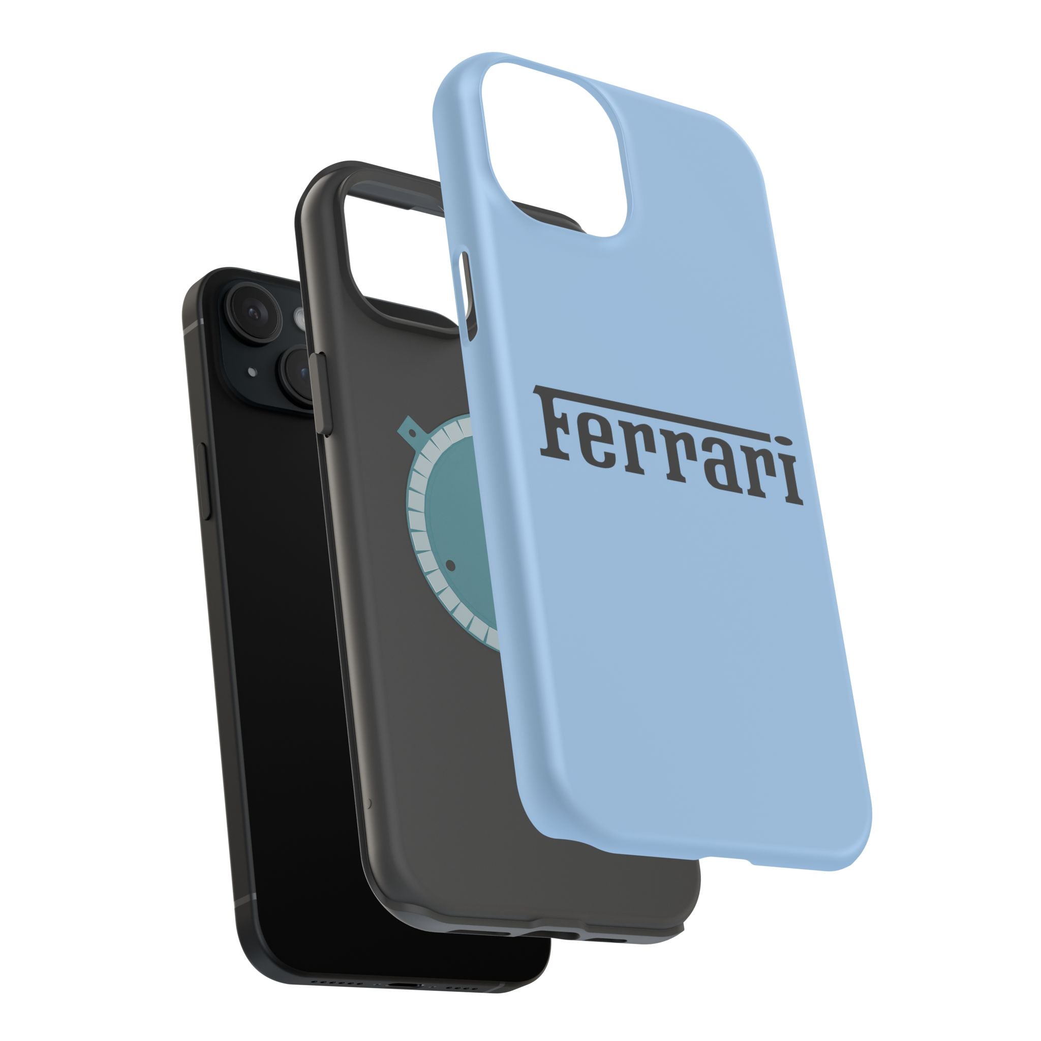 Ferrari Grigio Alloy inspired Magnetic Tough Cases