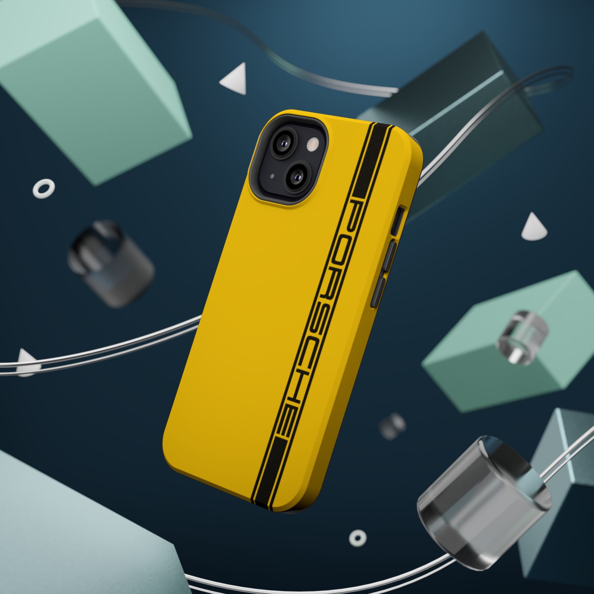 Porsche Speed yellow inspired Magnetic Tough Cases