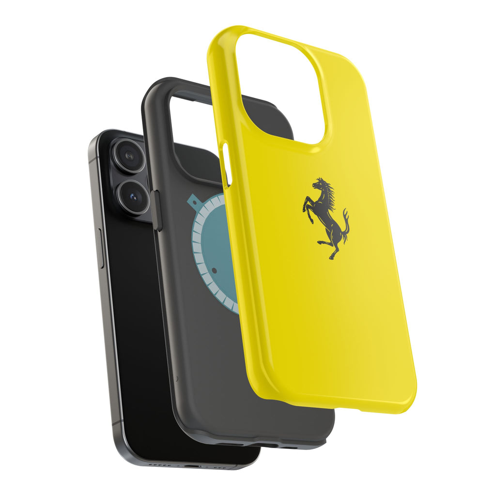 Ferrari horse giallo modena inspired Magnetic Tough Cases