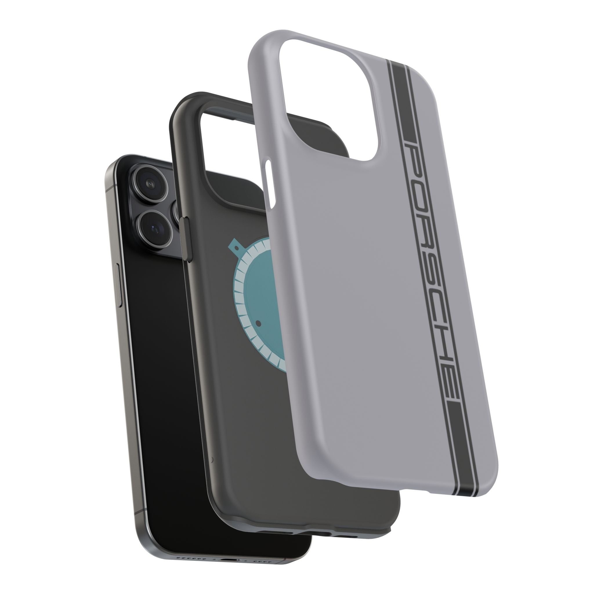 Porsche Chalk grey inspired Magnetic Tough Cases