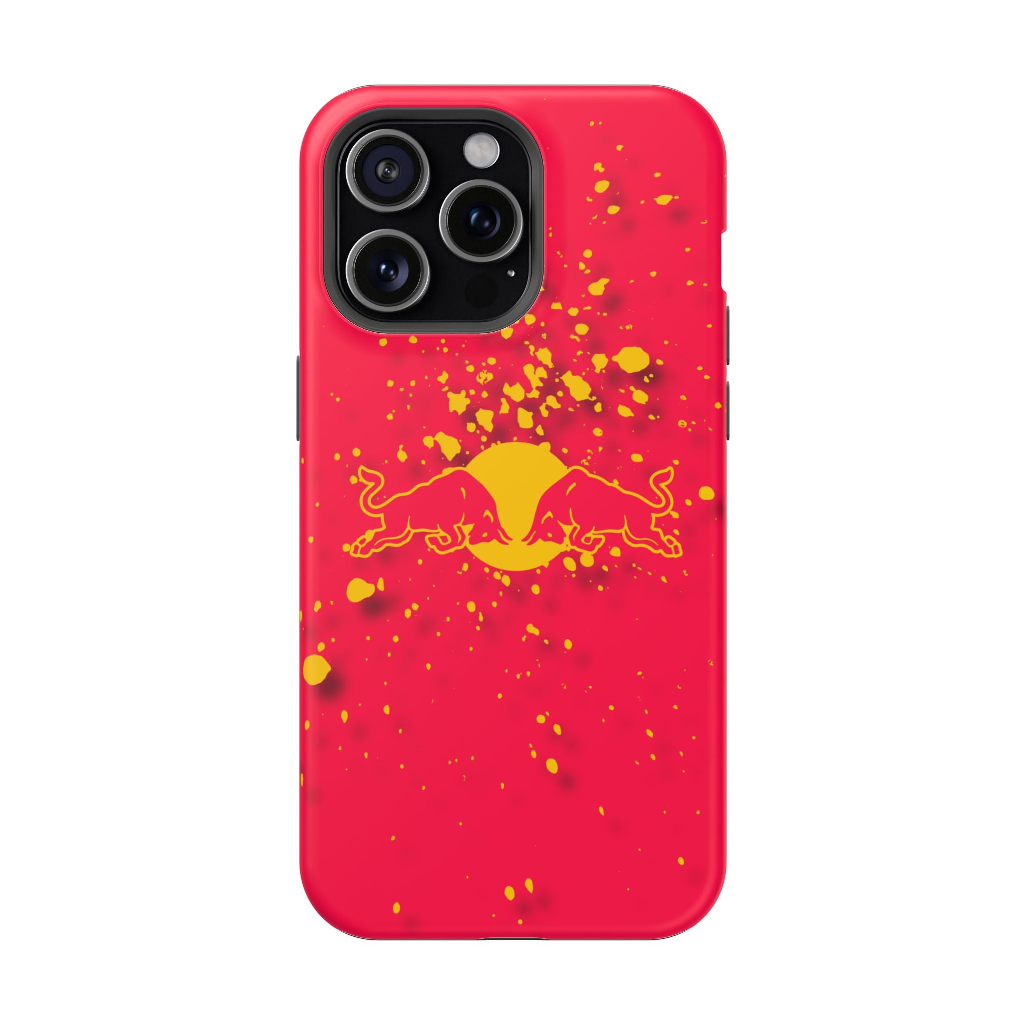 Red Bull with yellow splash inspired Magnetic Tough Cases