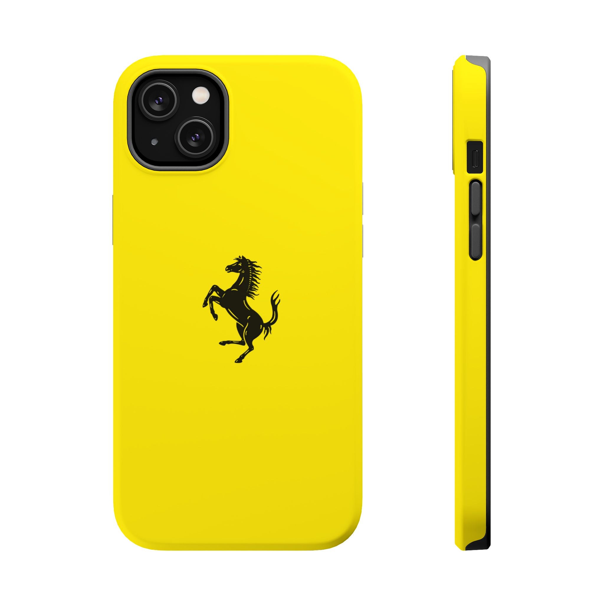 Ferrari horse giallo modena inspired Magnetic Tough Cases