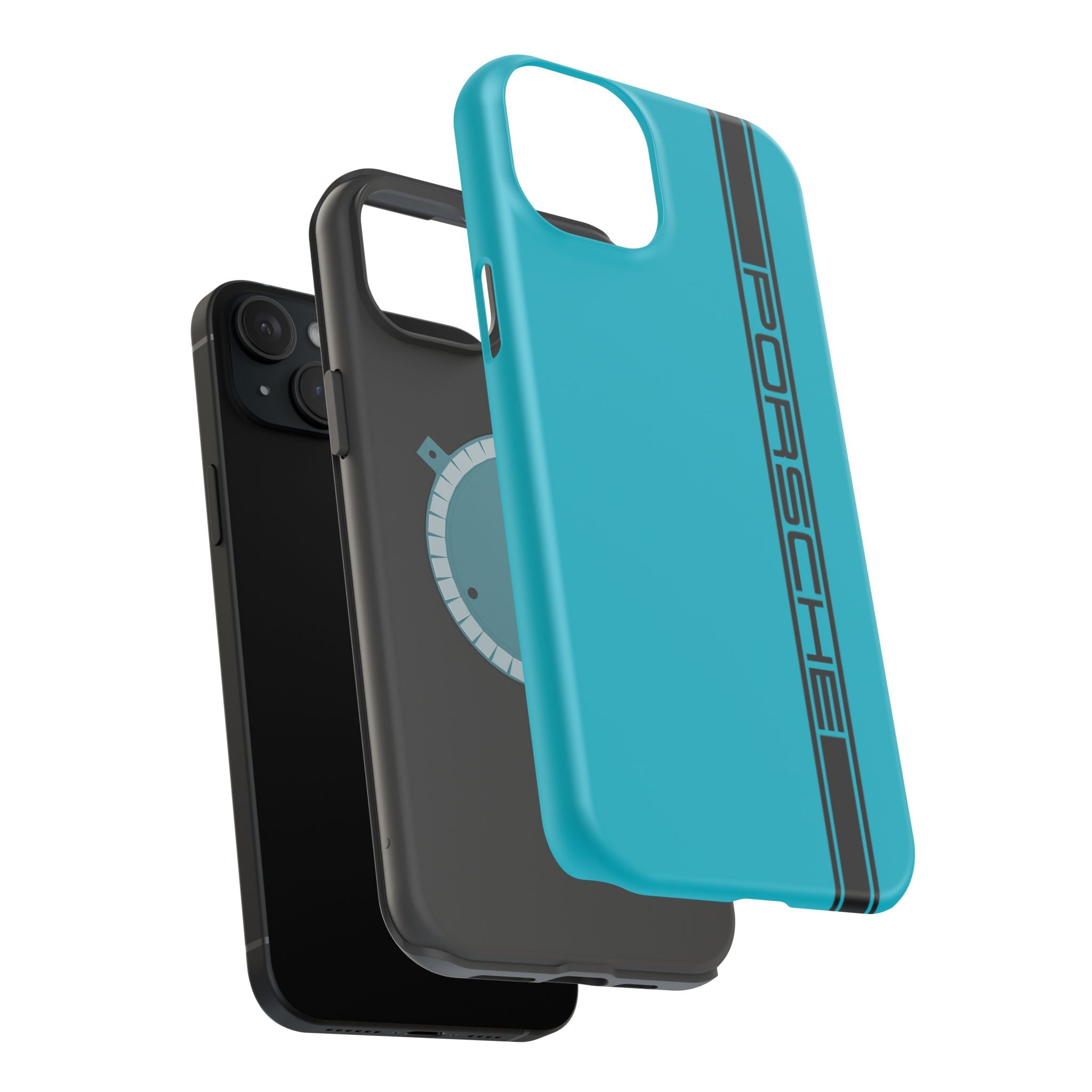 Porsche Miami blue inspired Magnetic Tough Cases
