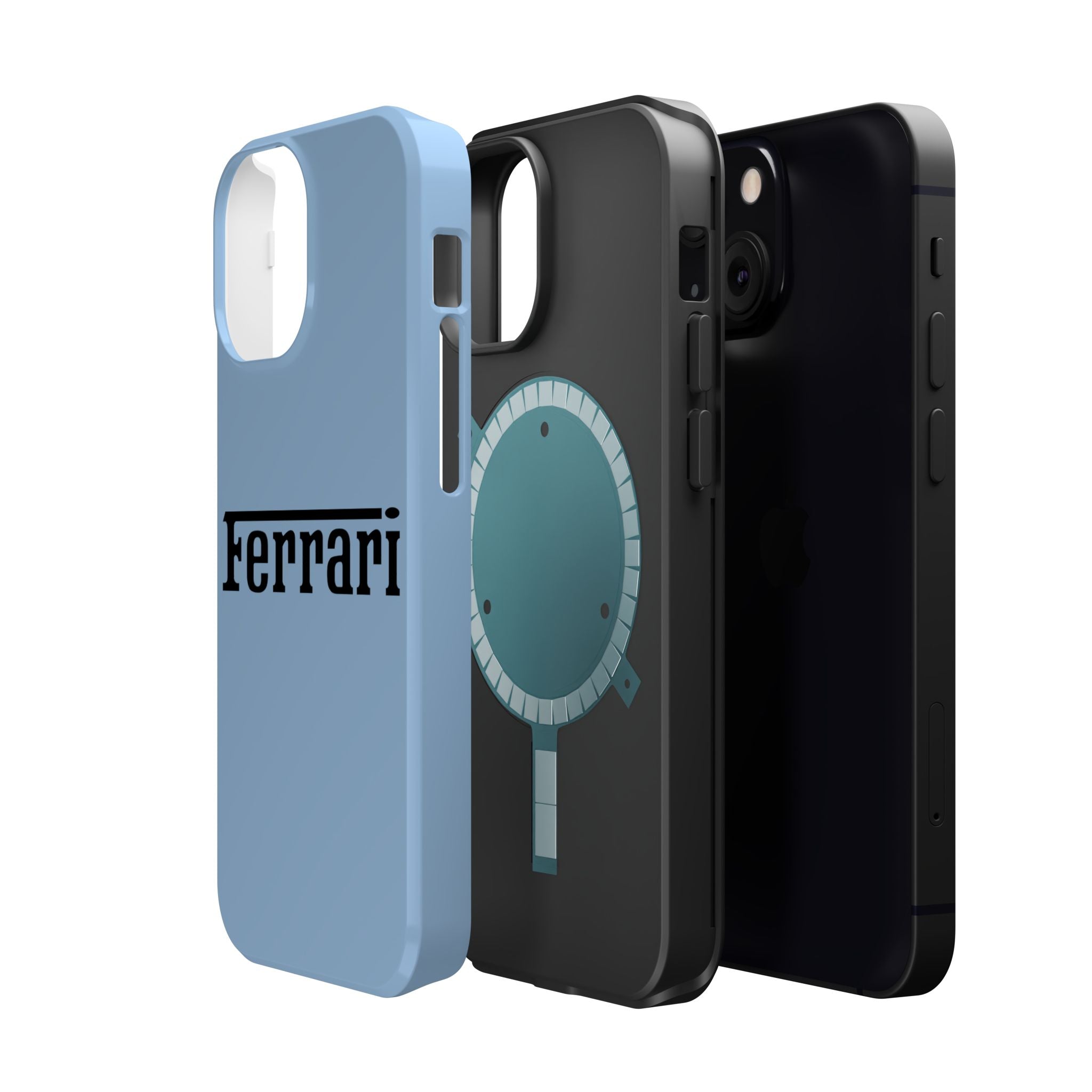 Ferrari Grigio Alloy inspired Magnetic Tough Cases