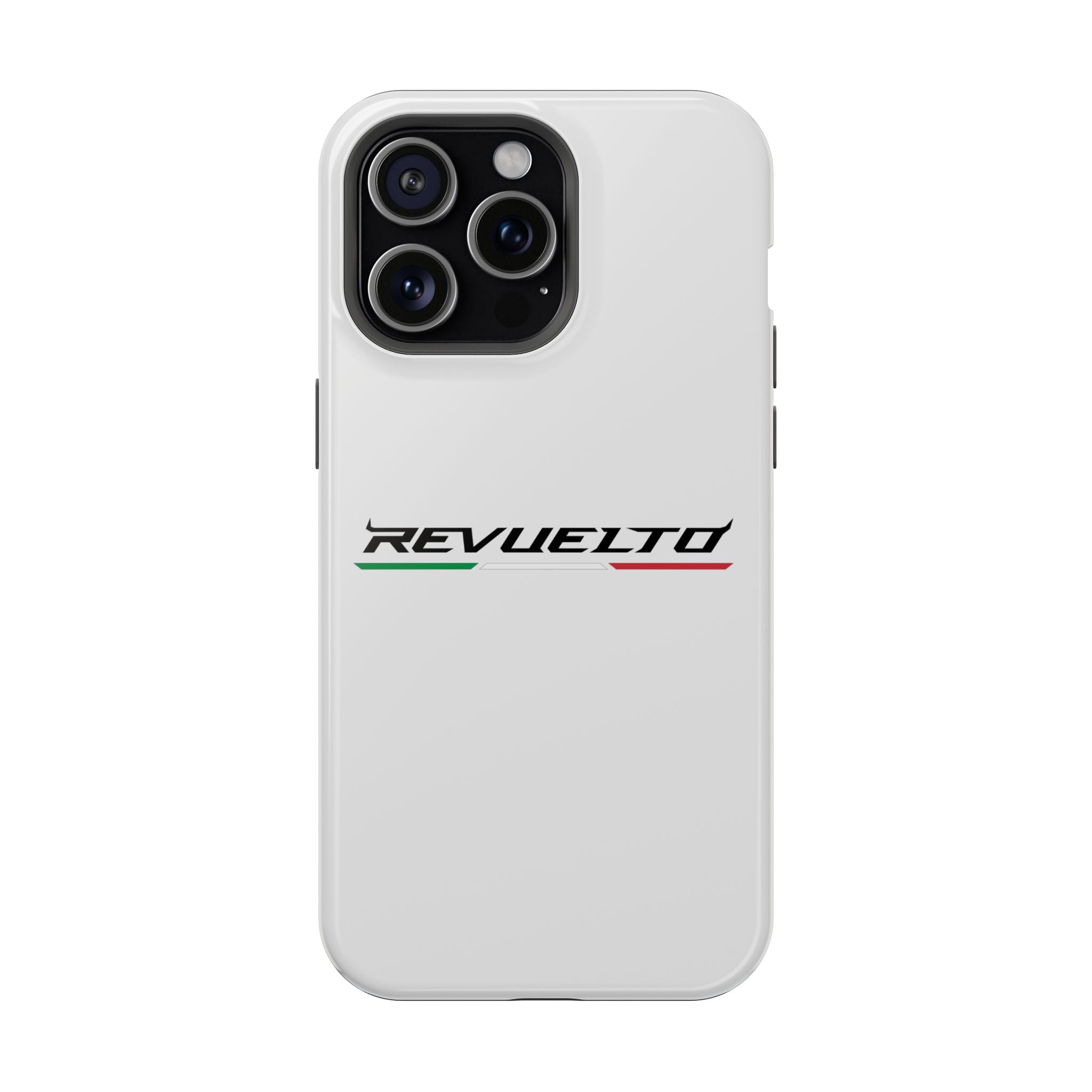 Lamborghini Revuelto White inspired Magnetic Tough Cases