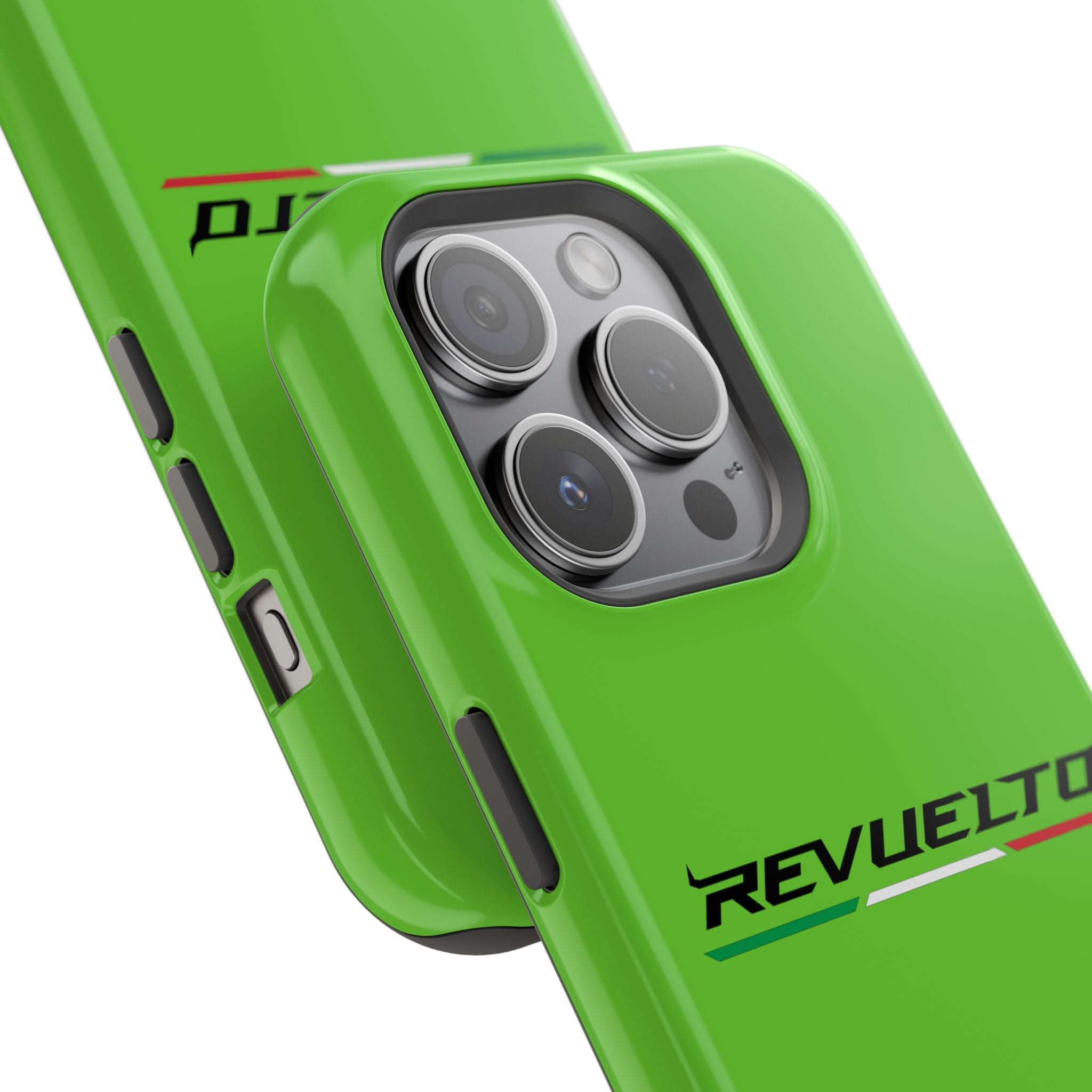 Lamborghini Revuelto Green inspired Magnetic Tough Cases