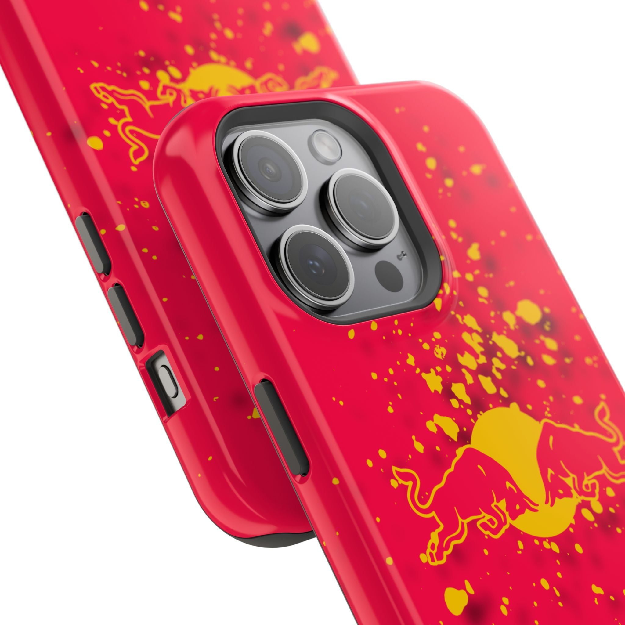 Red Bull with yellow splash inspired Magnetic Tough Cases