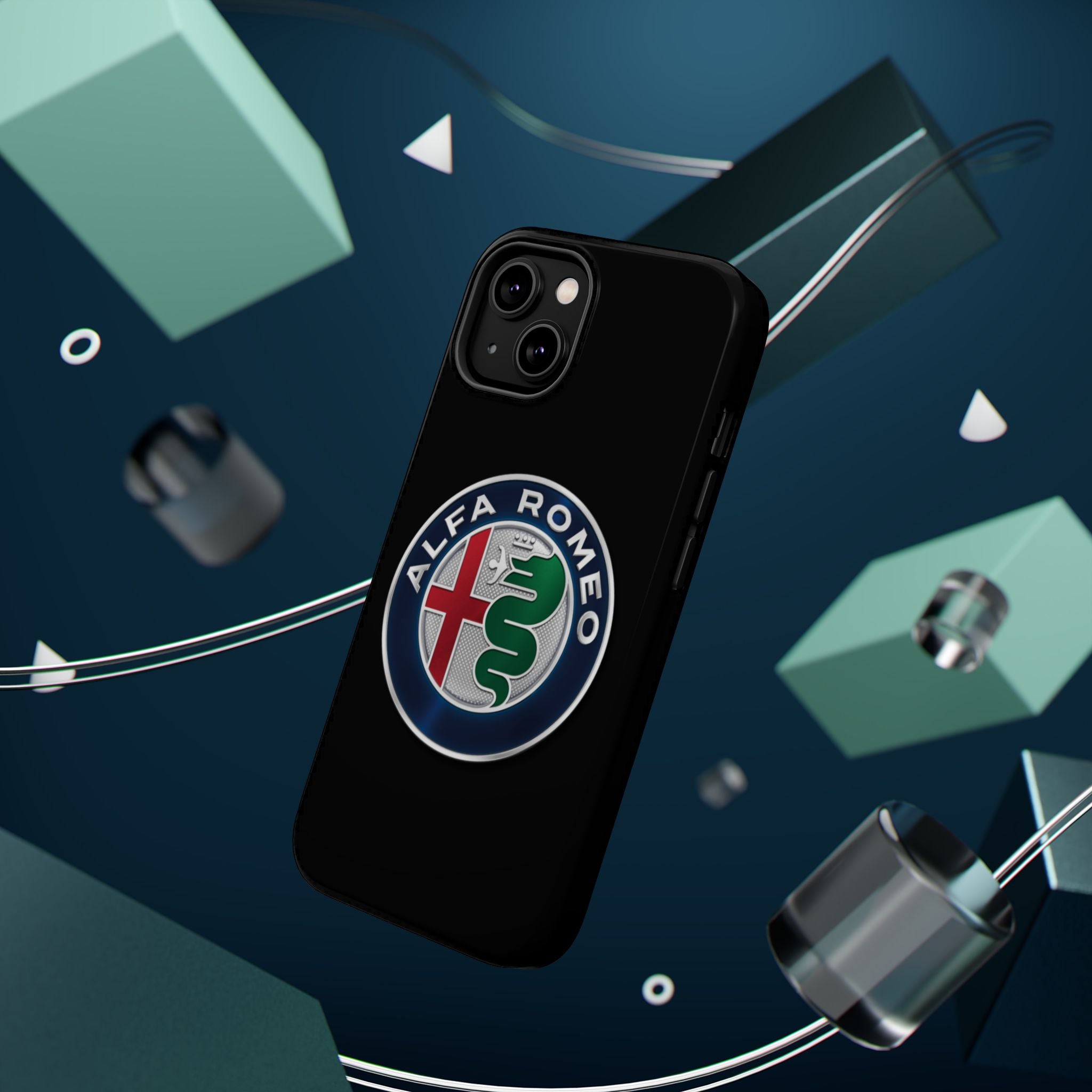Alfa romeo Dark black inspired Magnetic Tough Cases