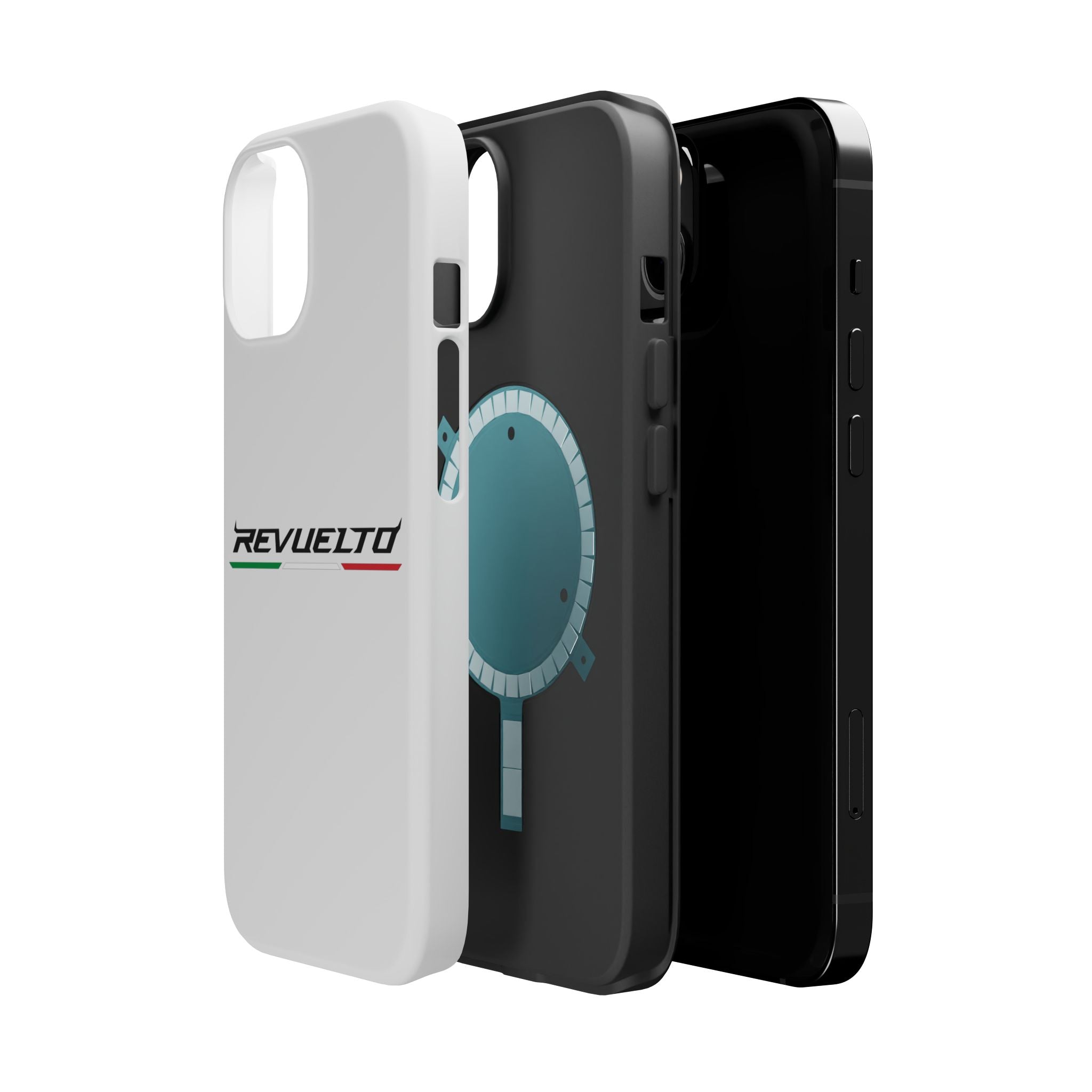 Lamborghini Revuelto White inspired Magnetic Tough Cases