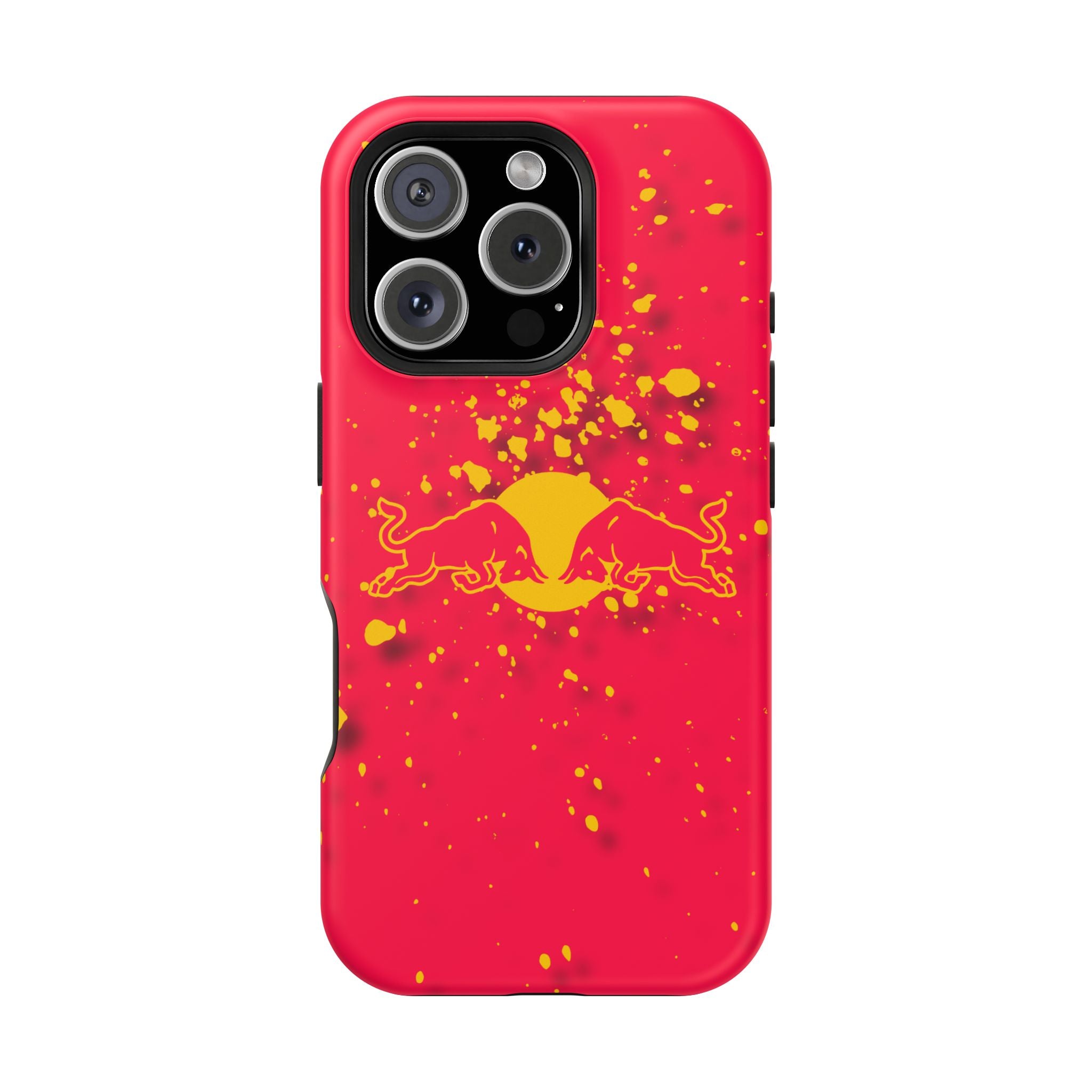 Red Bull with yellow splash inspired Magnetic Tough Cases