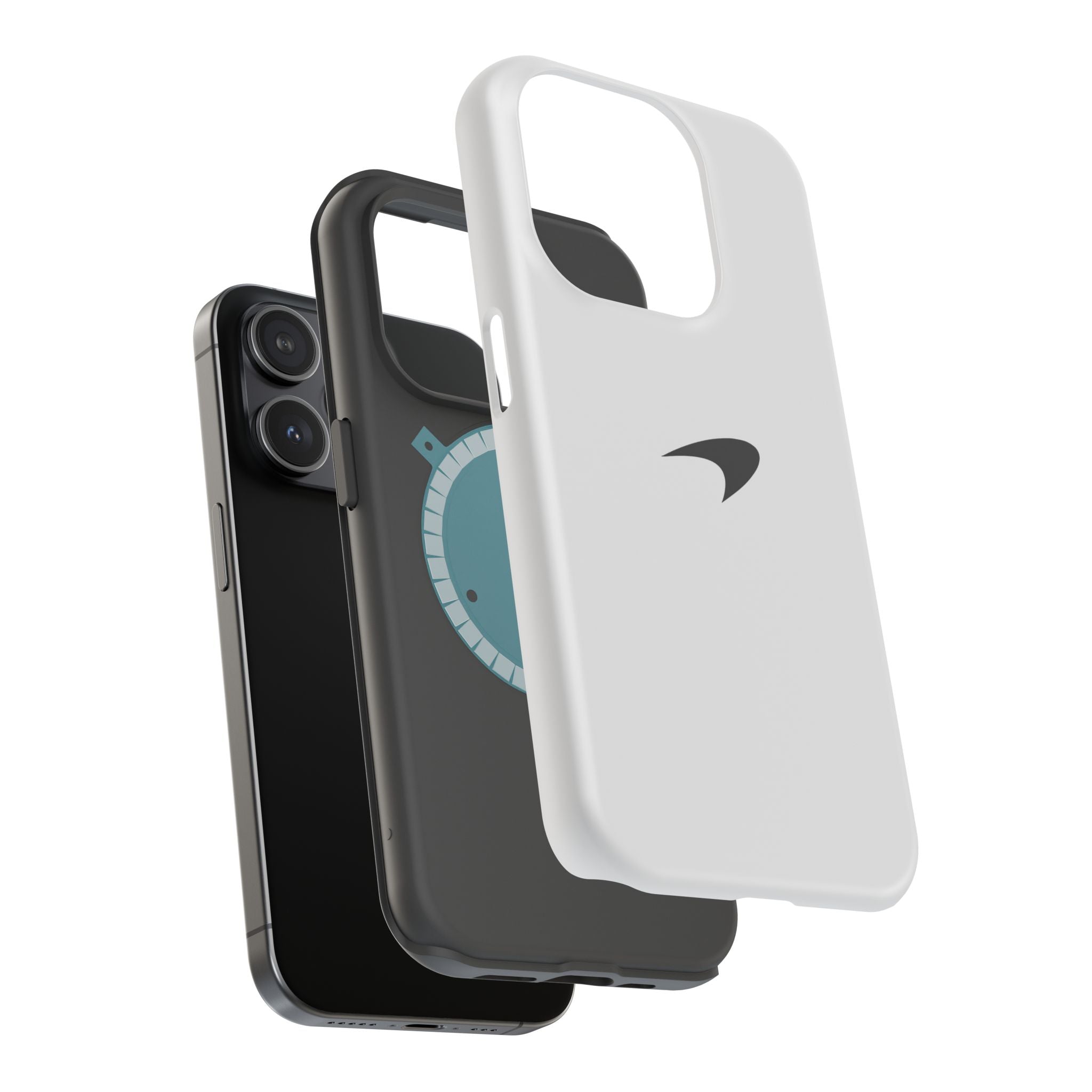 Pearl white mclaren inspired Magnetic Tough Cases