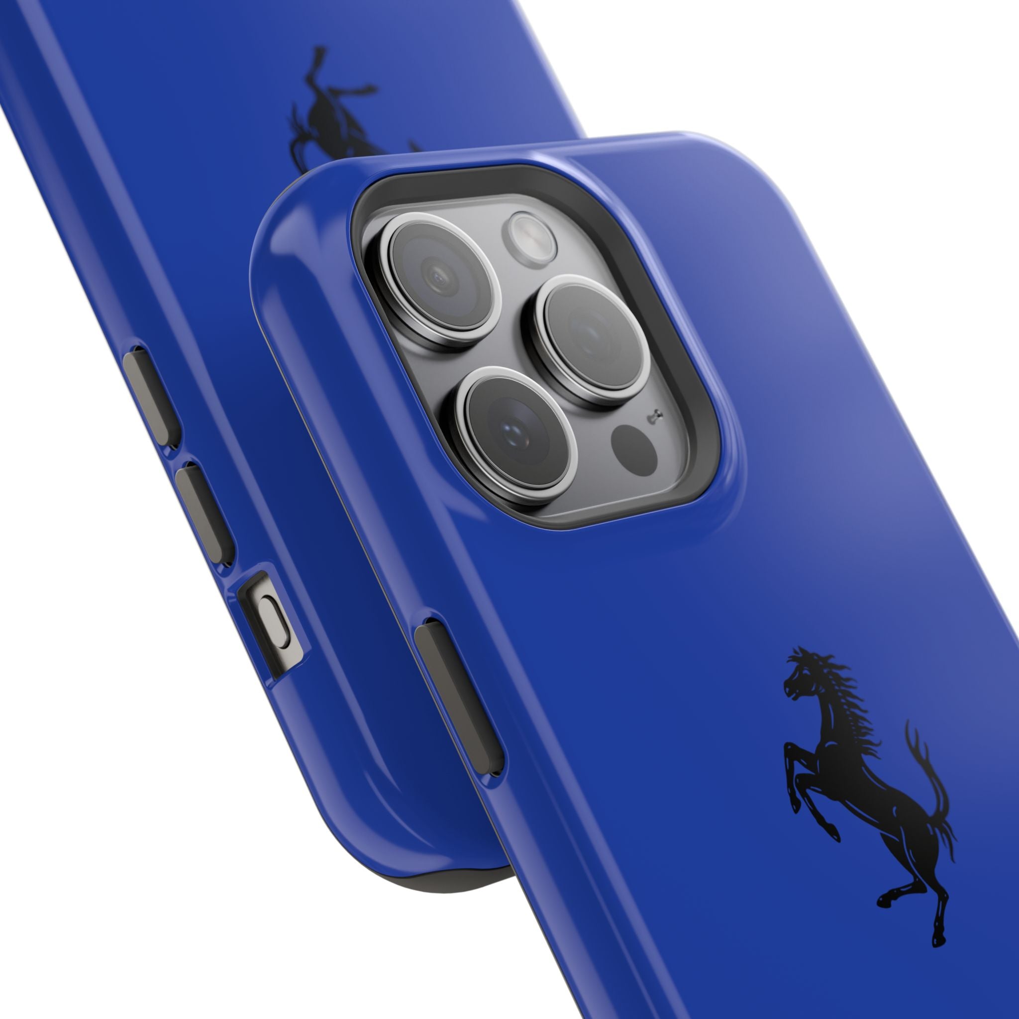Ferrari horse Blu tour de france inspired Magnetic Tough Cases
