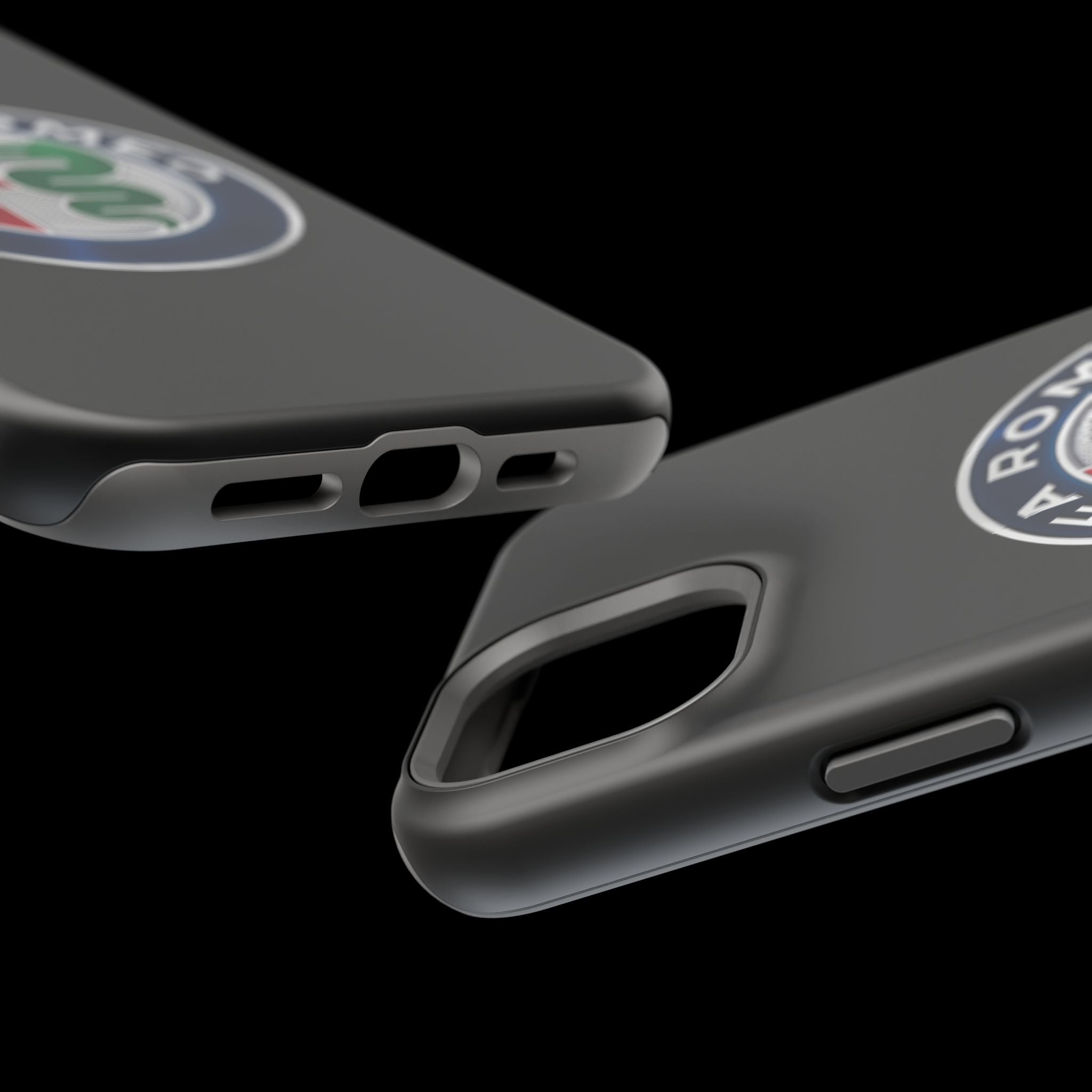 Alfa romeo Dark black inspired Magnetic Tough Cases
