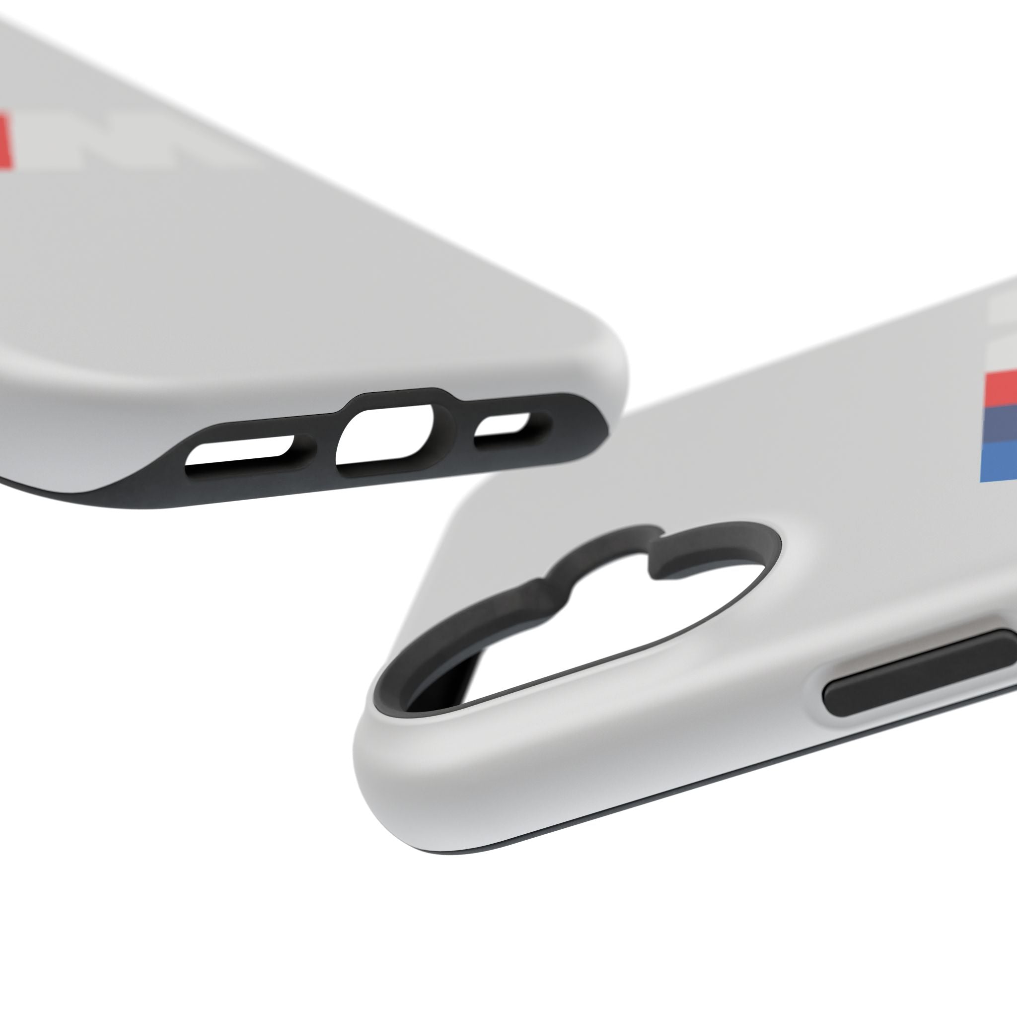 M badge inspired Magnetic Tough Cases