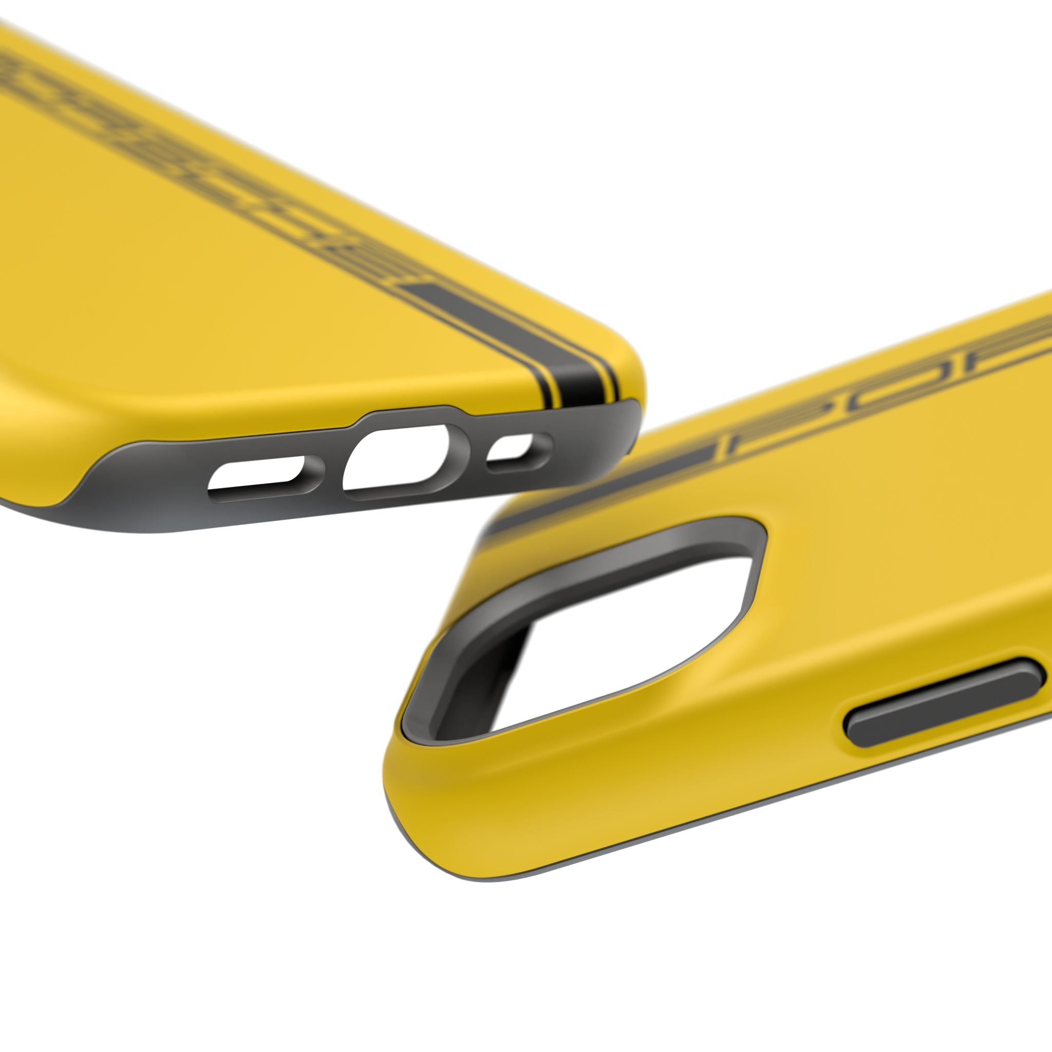 Porsche Speed yellow inspired Magnetic Tough Cases