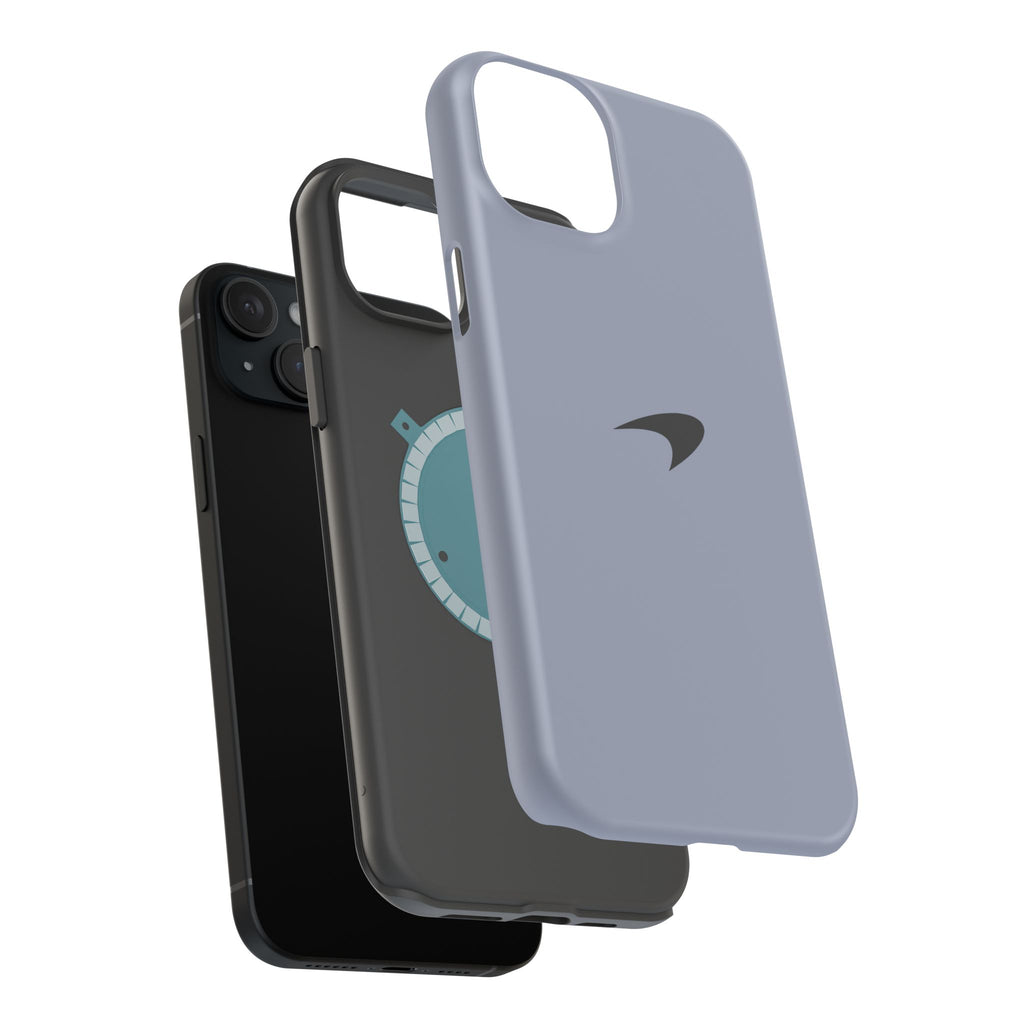 Titanium silver McLaren inspired Magnetic Tough Cases