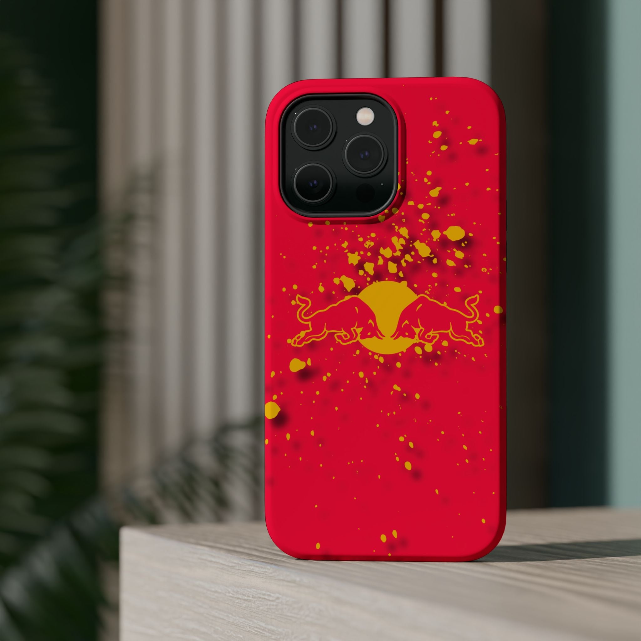 Red Bull with yellow splash inspired Magnetic Tough Cases