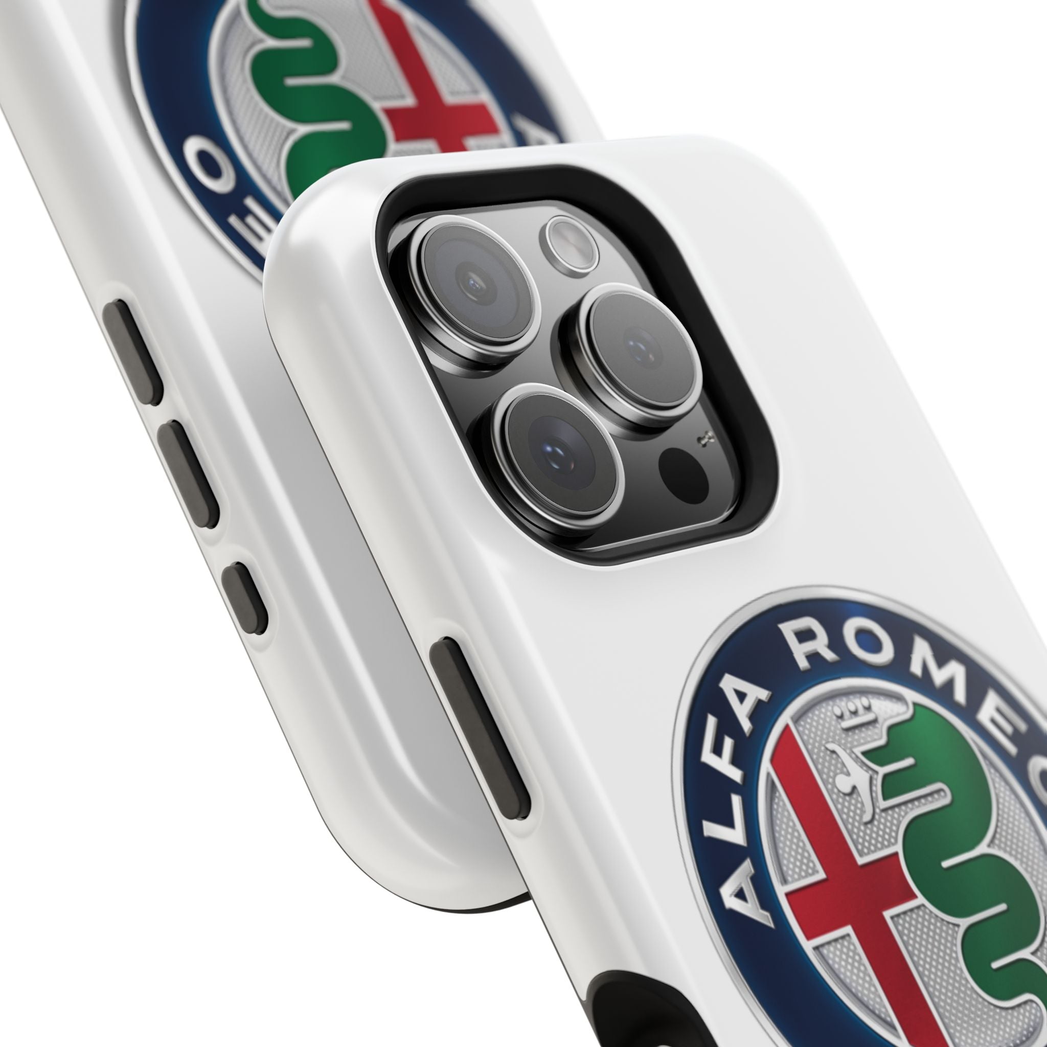 Alfa Romeo White Magnetic Tough Cases