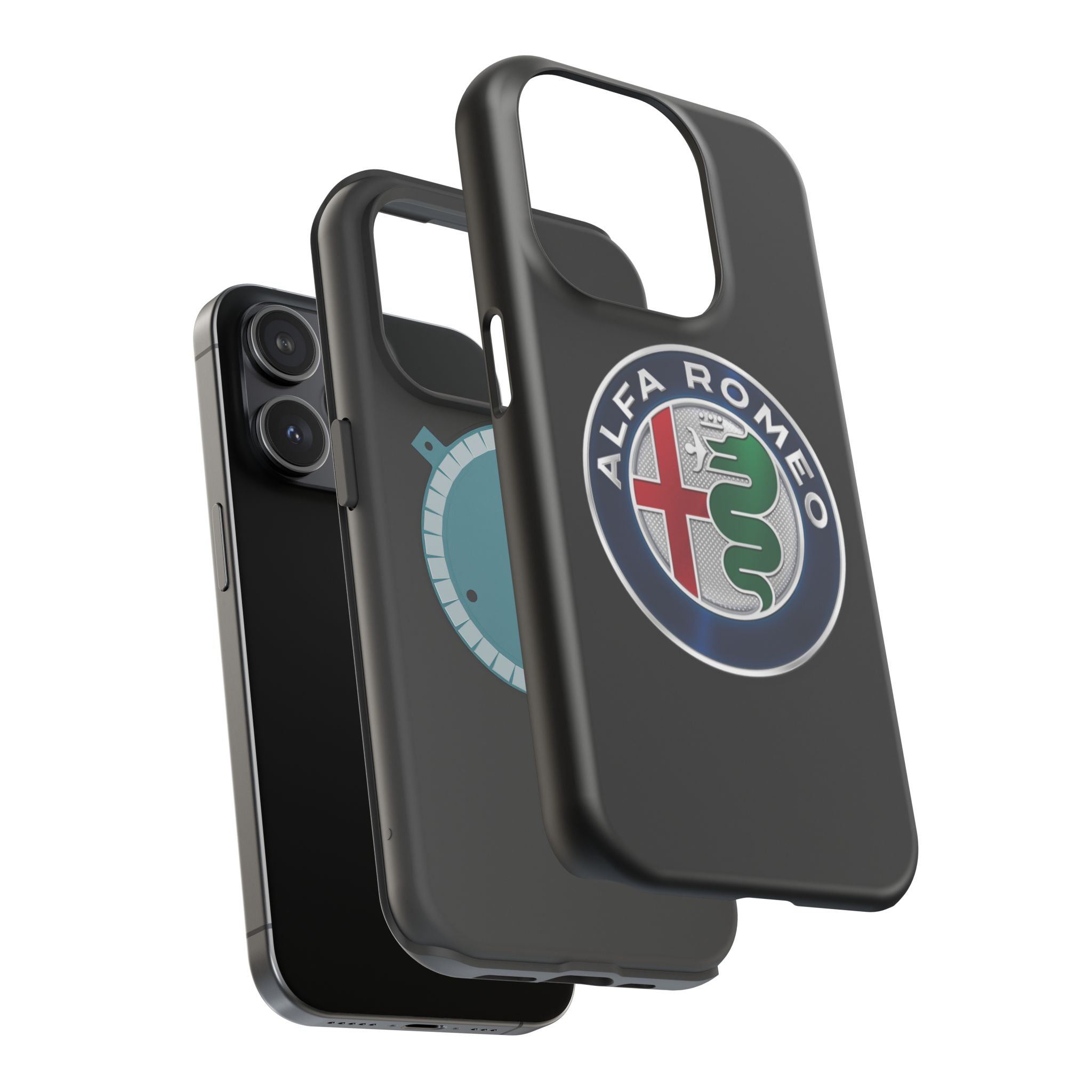 Alfa romeo Dark black inspired Magnetic Tough Cases