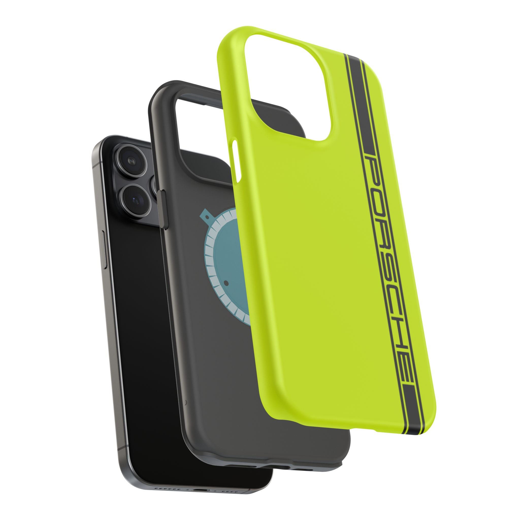 Porsche Acid Green Magnetic Tough Cases