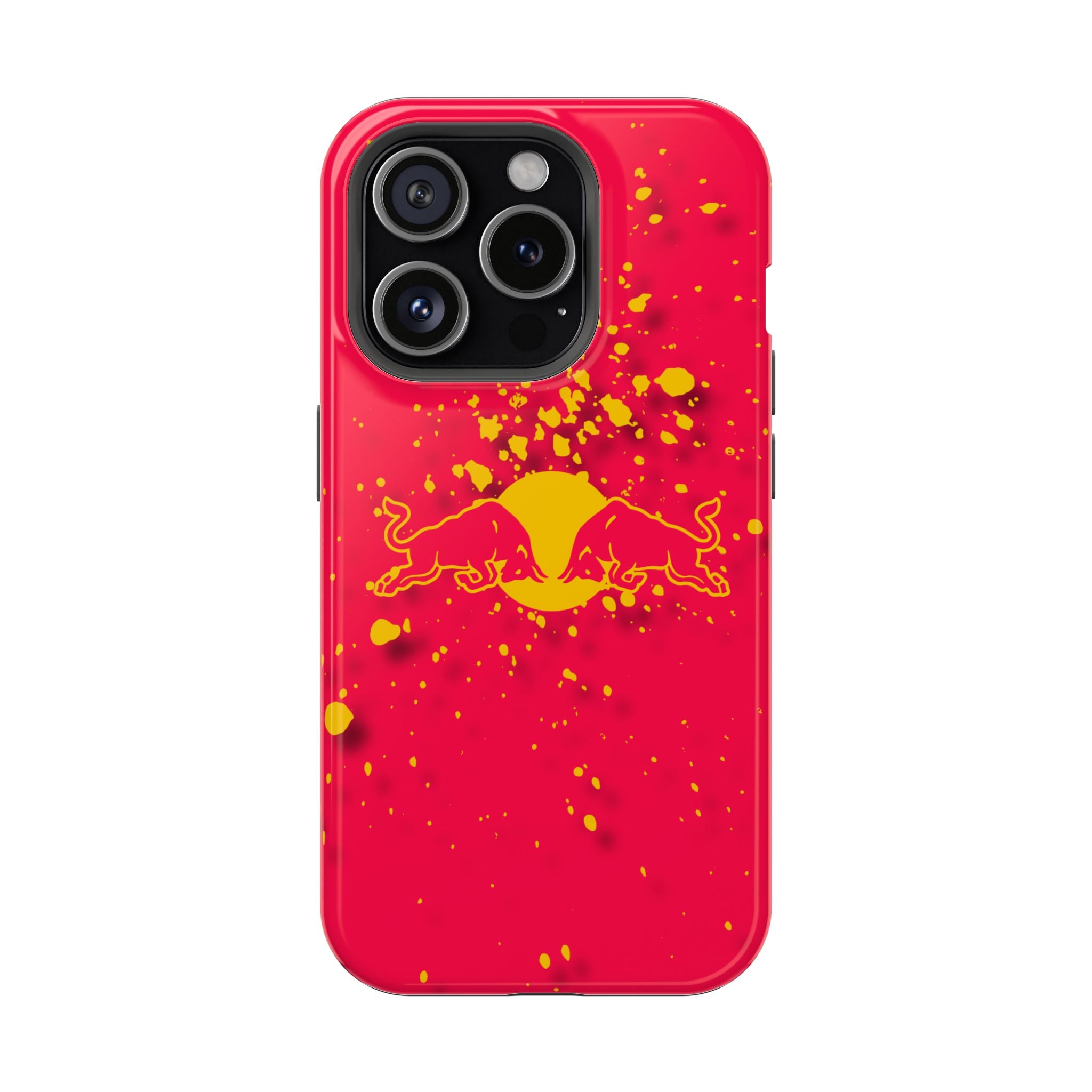 Red Bull with yellow splash inspired Magnetic Tough Cases
