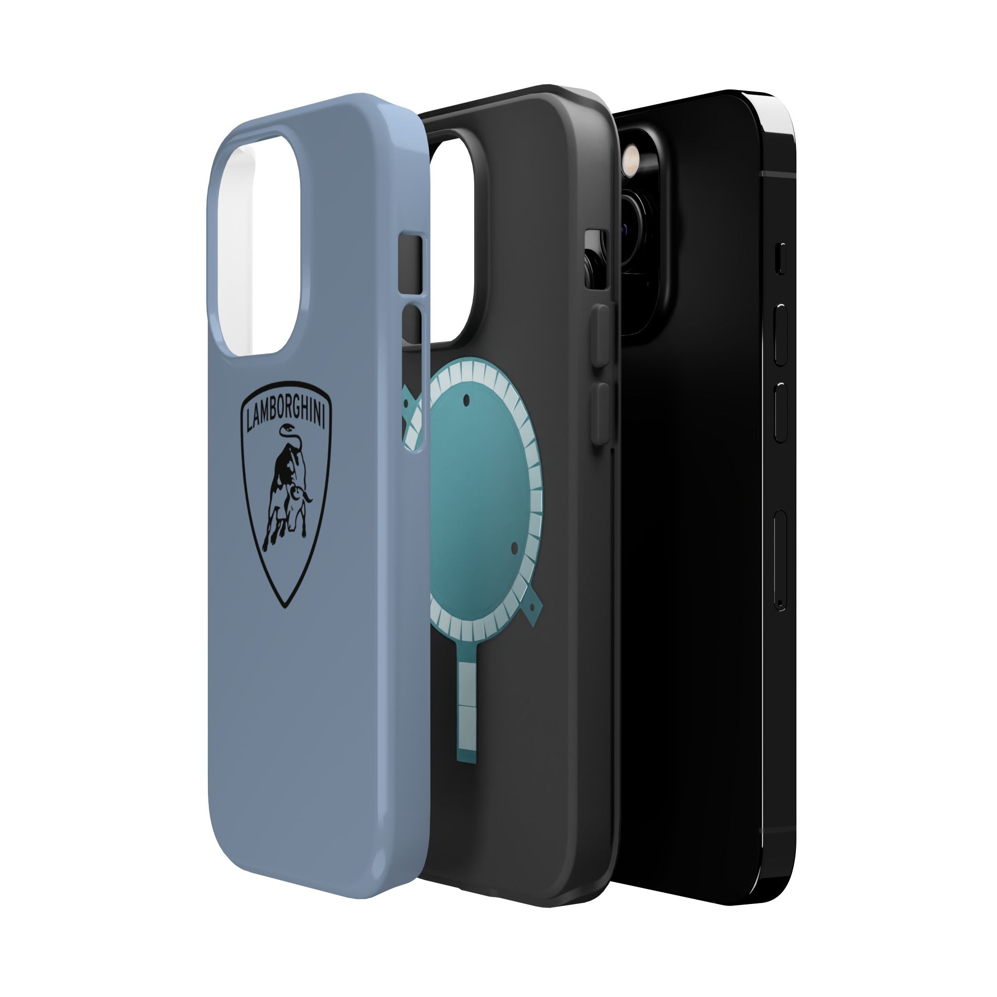 Lamborghini Azzurro Thetys inspired Magnetic Tough Cases
