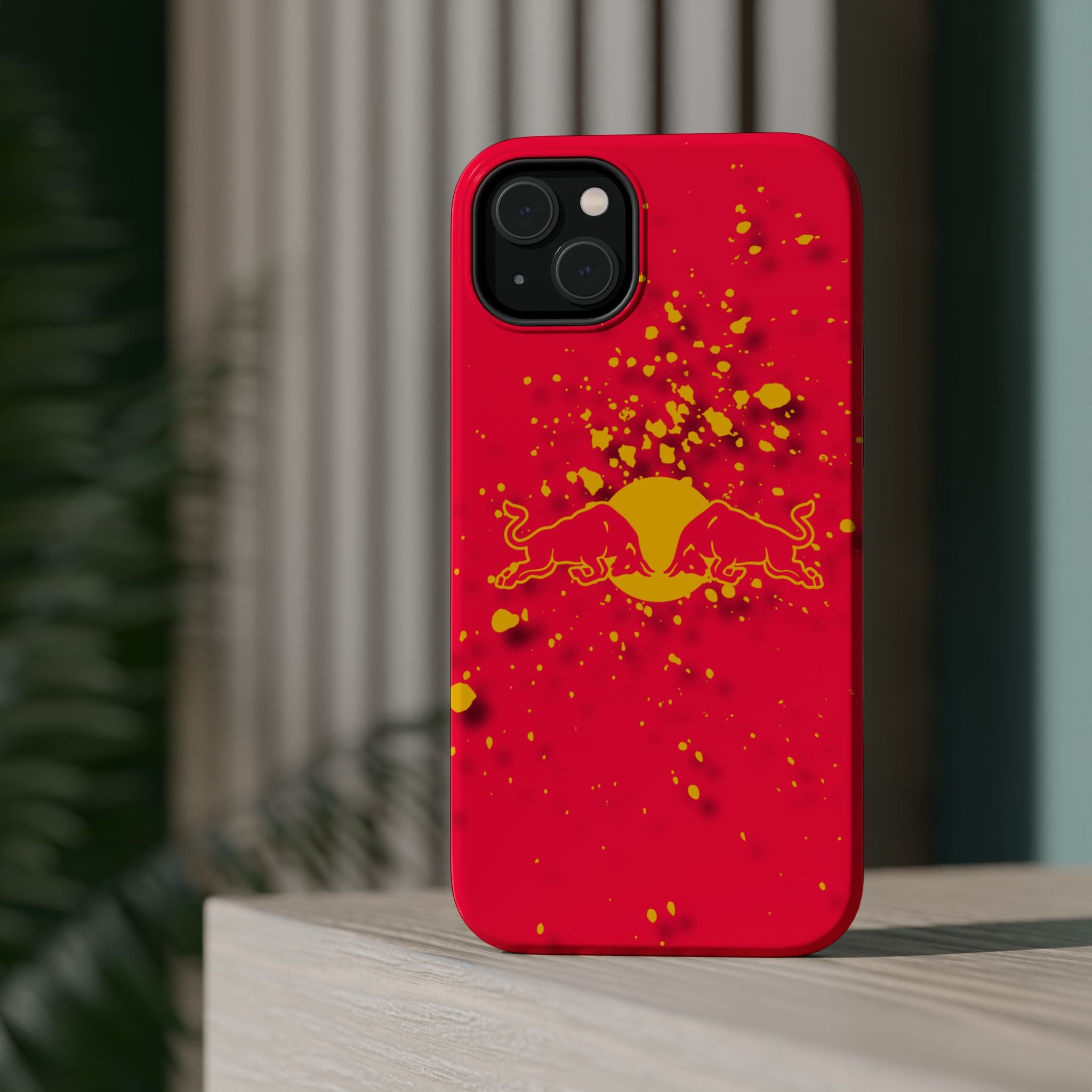 Red Bull with yellow splash inspired Magnetic Tough Cases