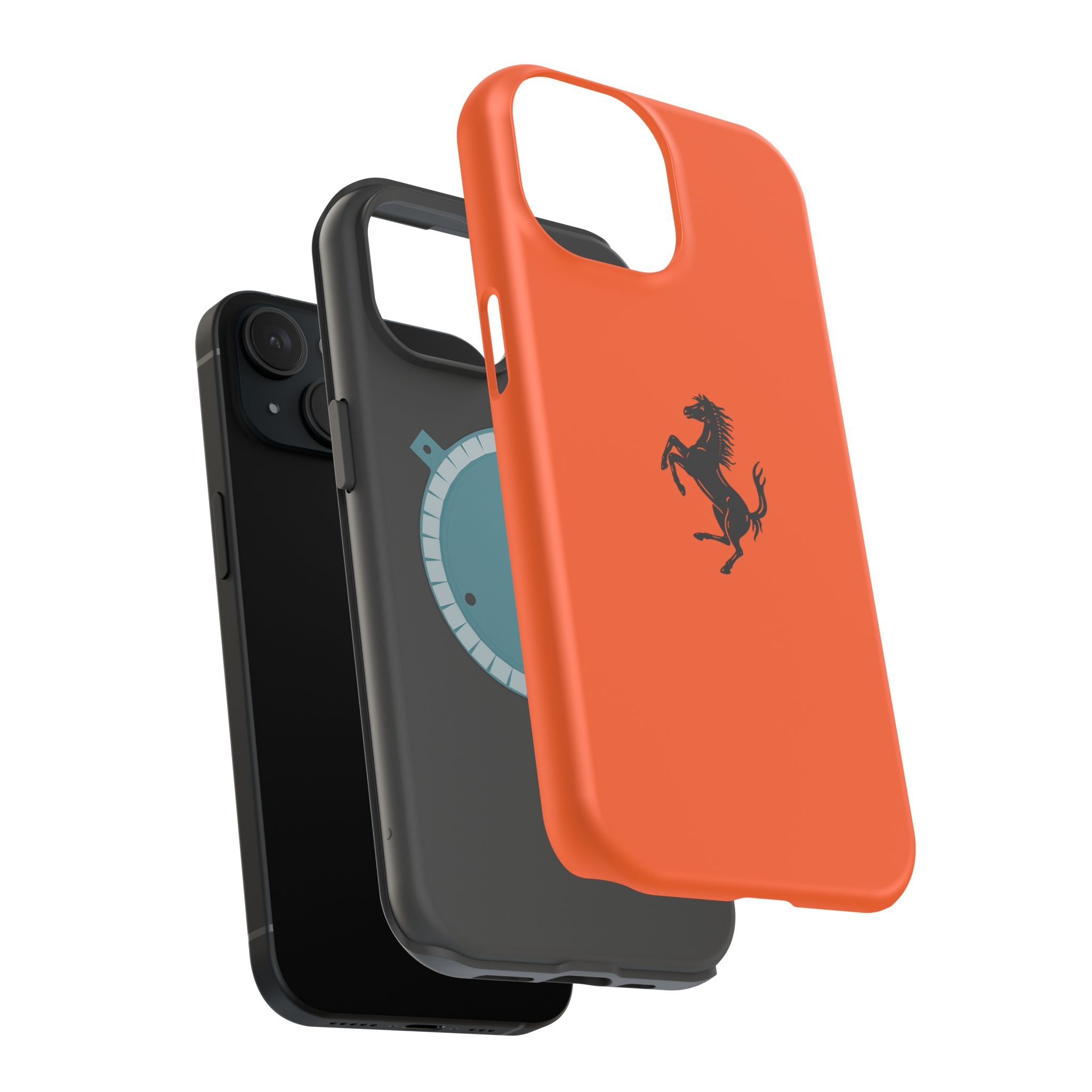 Ferrari horse Rosso Dino inspired Magnetic Tough Cases