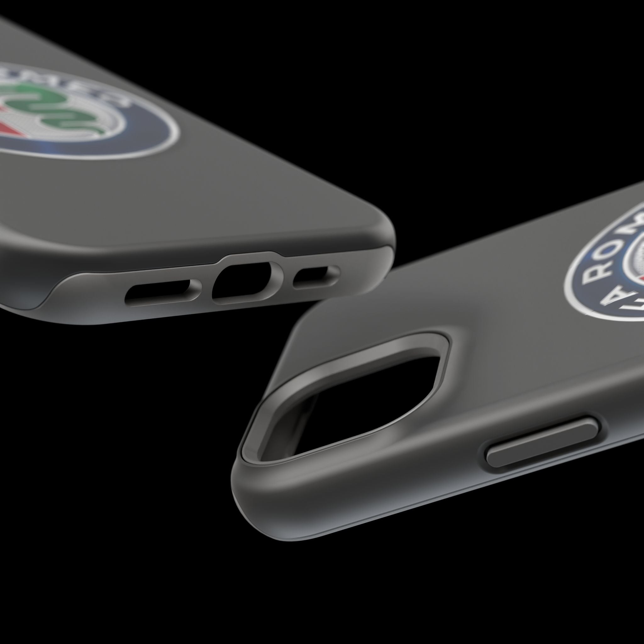 Alfa romeo black Magnetic Tough Cases