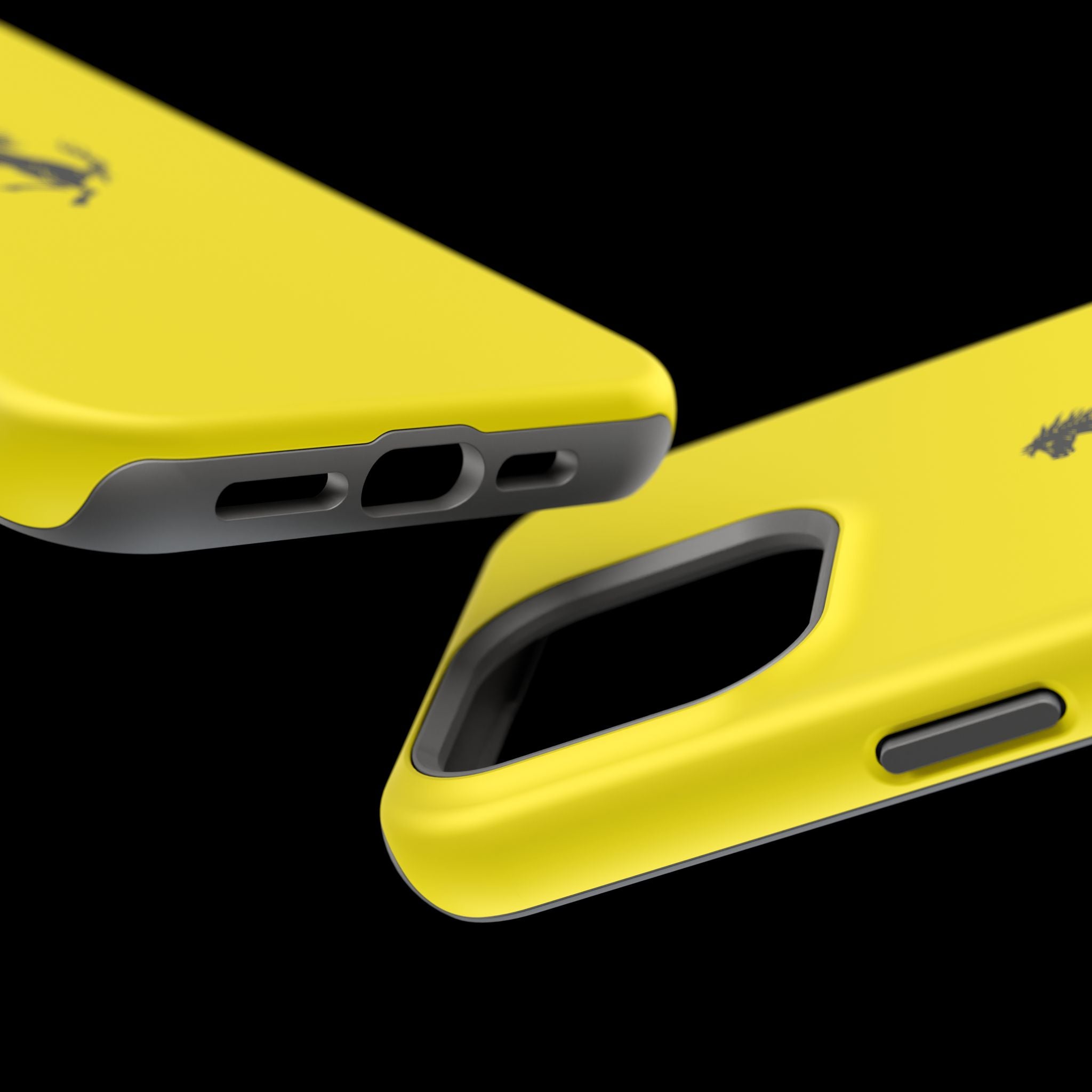 Ferrari horse Giallo Modena inspired Tough Cases