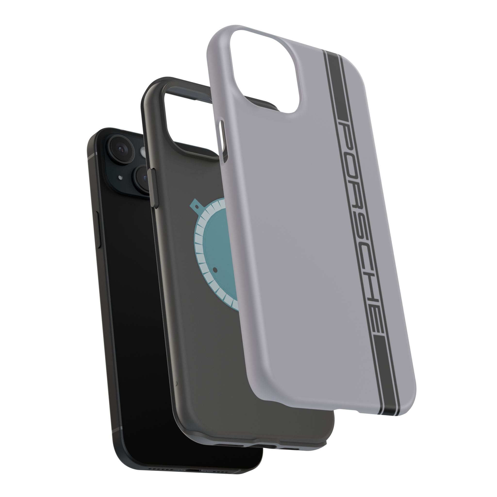 Porsche Chalk grey inspired Magnetic Tough Cases