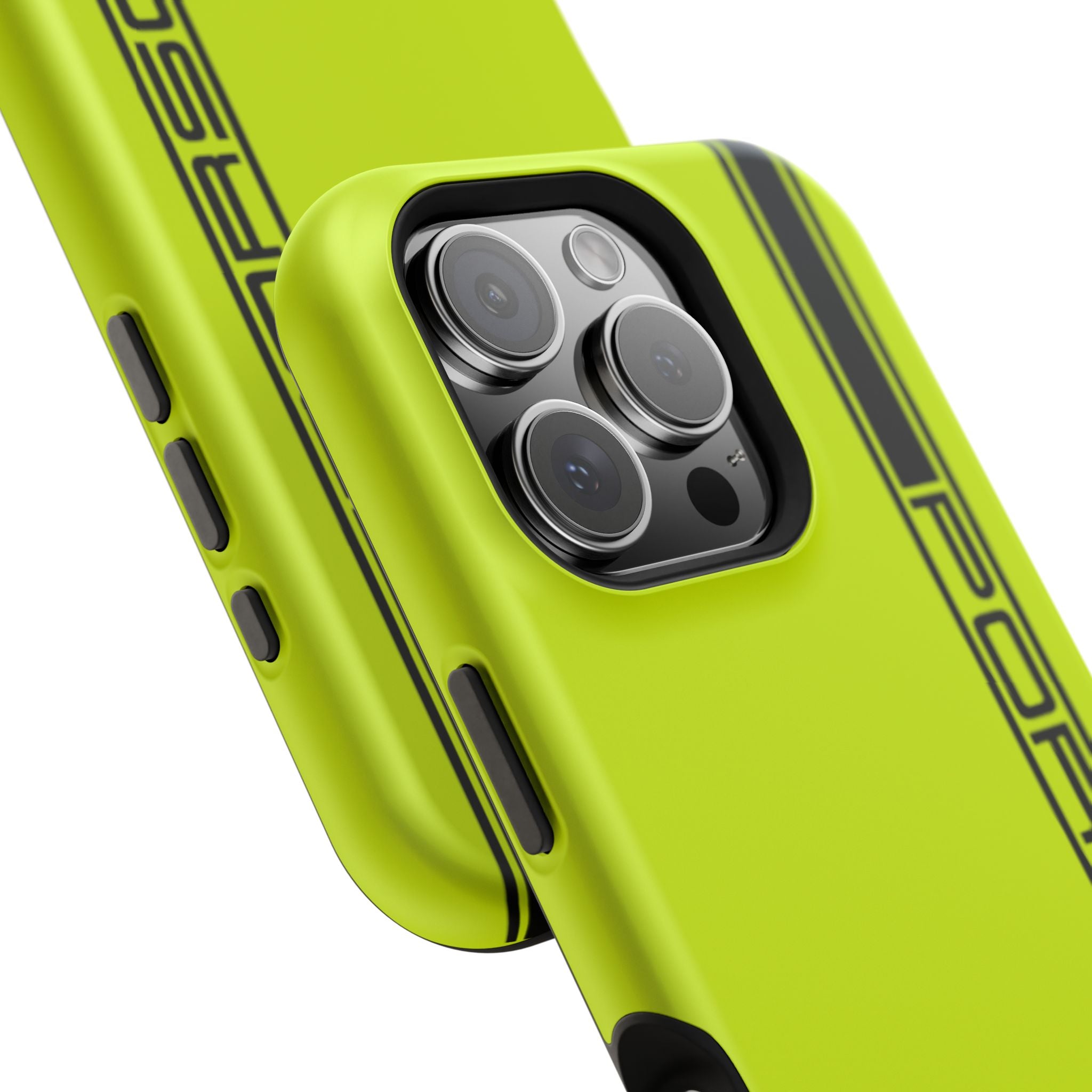 Porsche Acid Green Magnetic Tough Cases