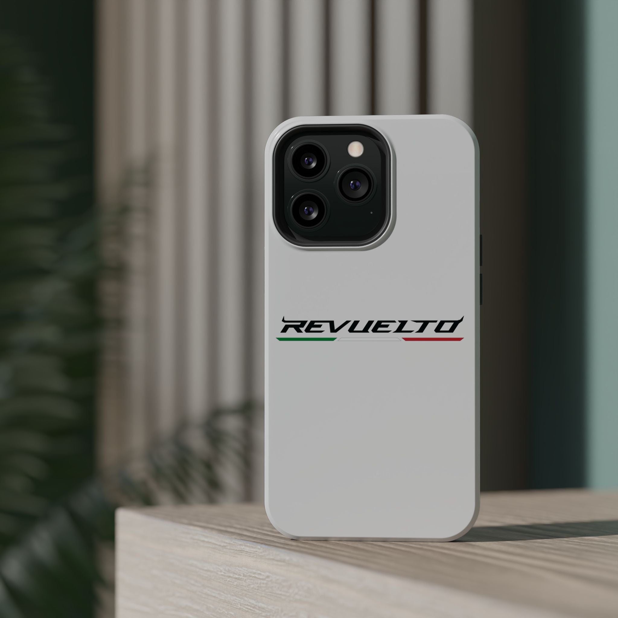 Lamborghini Revuelto White inspired Magnetic Tough Cases