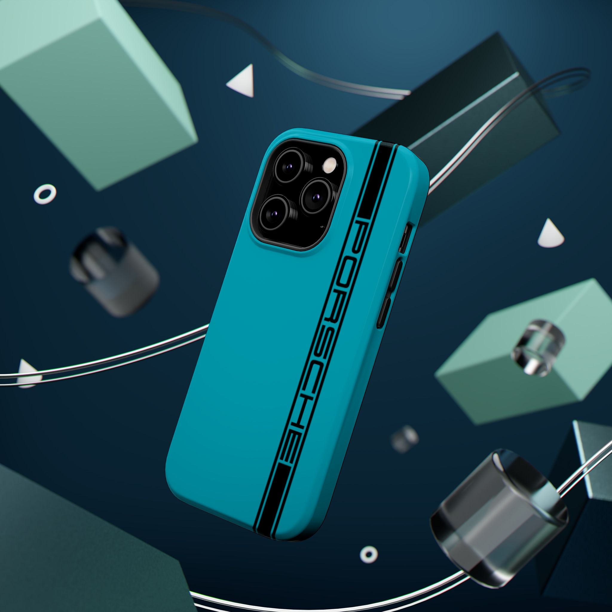 Porsche Miami blue inspired Magnetic Tough Cases
