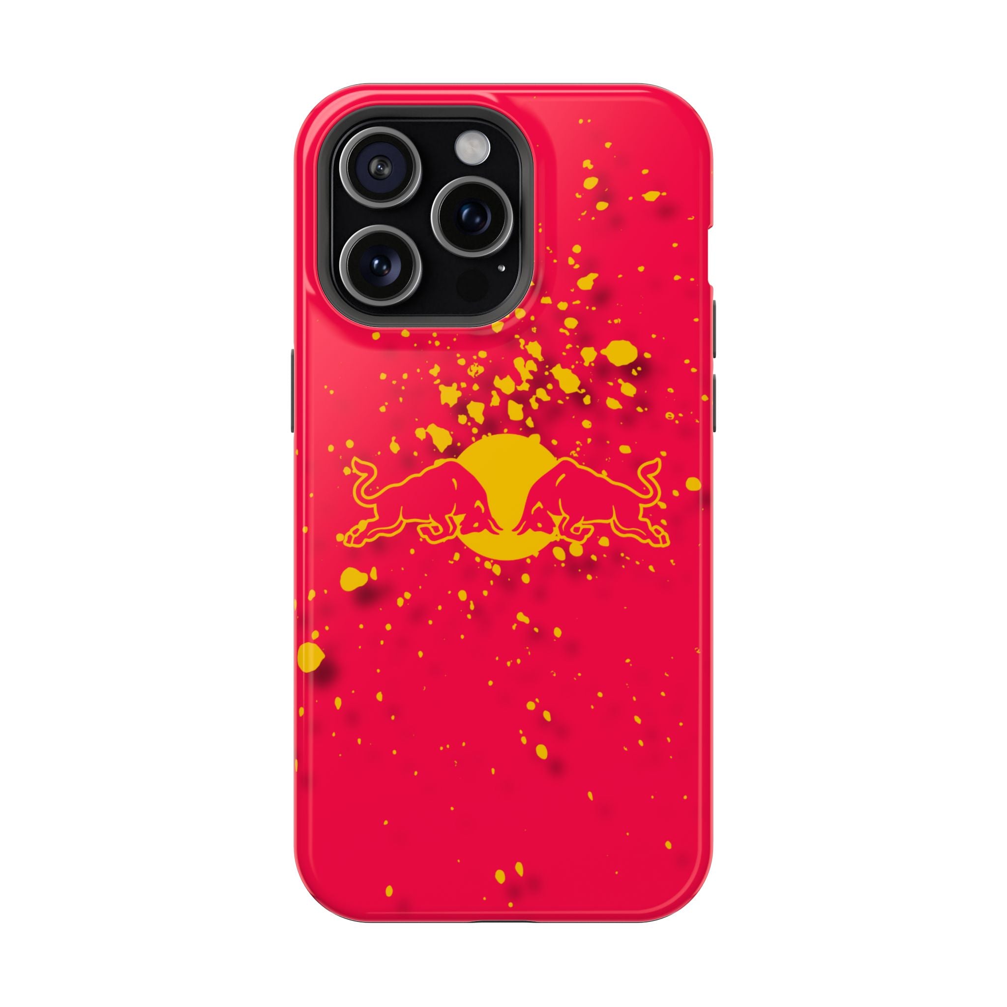 Red Bull with yellow splash inspired Magnetic Tough Cases