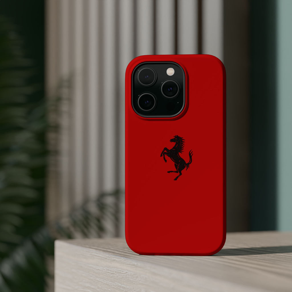 Ferrari horse Rosso corsa inspired Magnetic Tough Cases