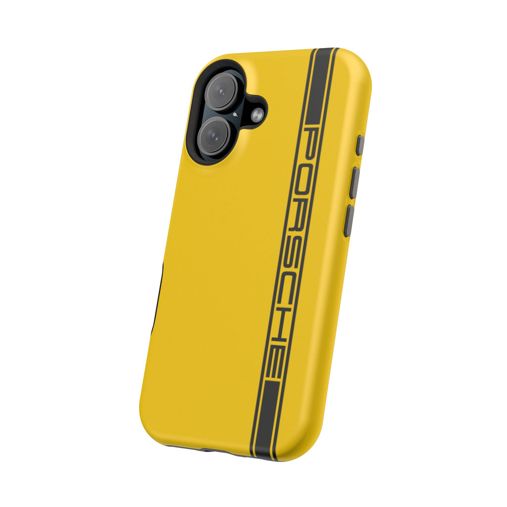 Porsche Speed yellow inspired Magnetic Tough Cases