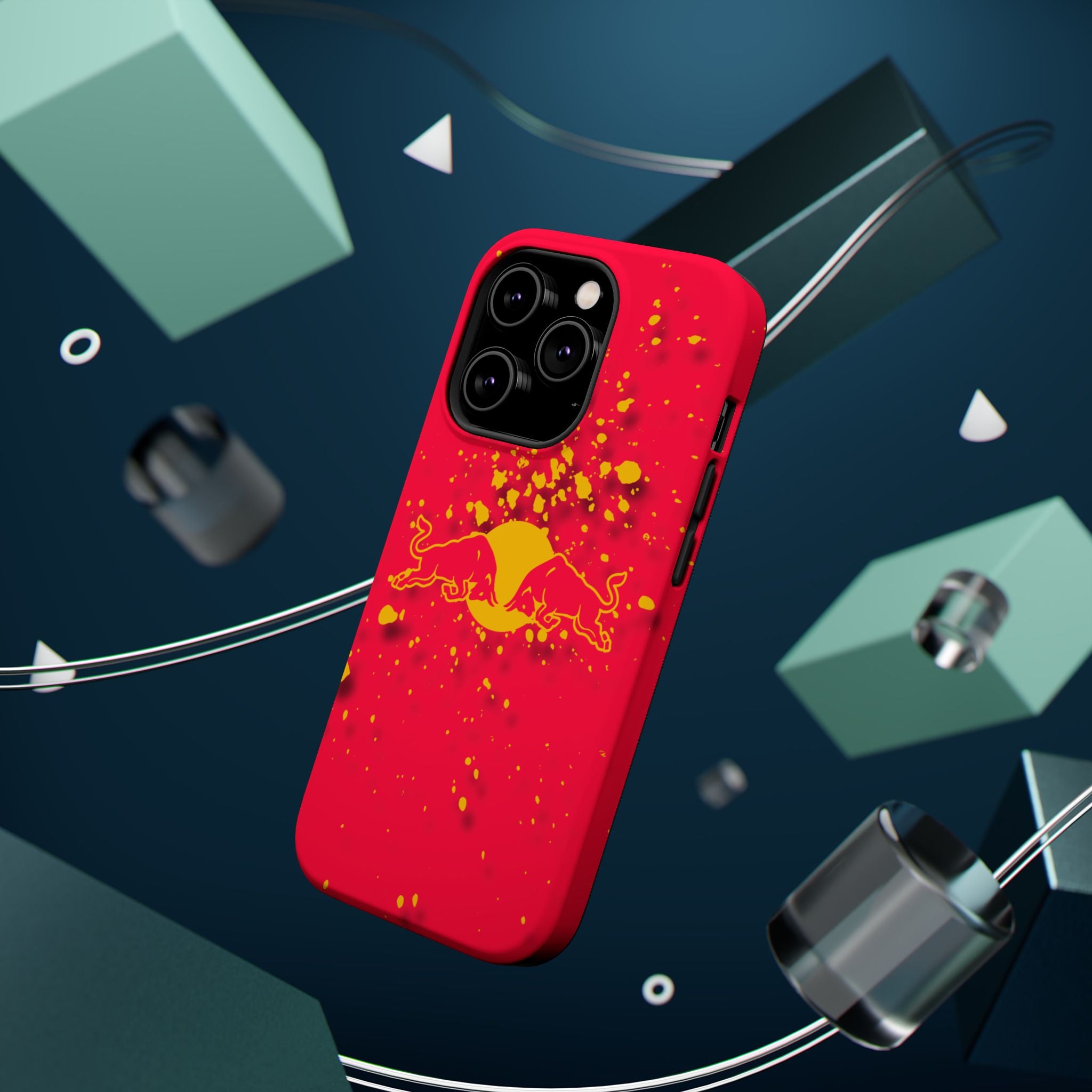 Red Bull with yellow splash inspired Magnetic Tough Cases