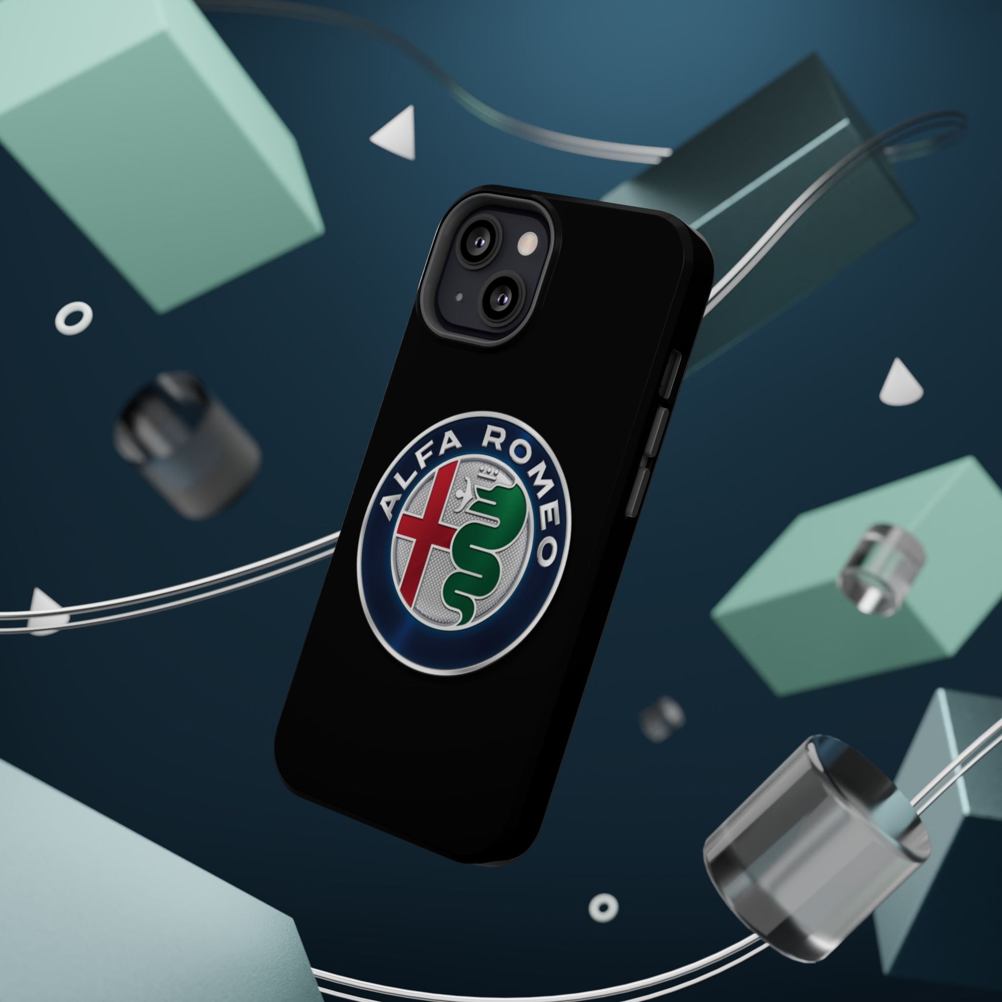 Alfa romeo Dark black inspired Magnetic Tough Cases