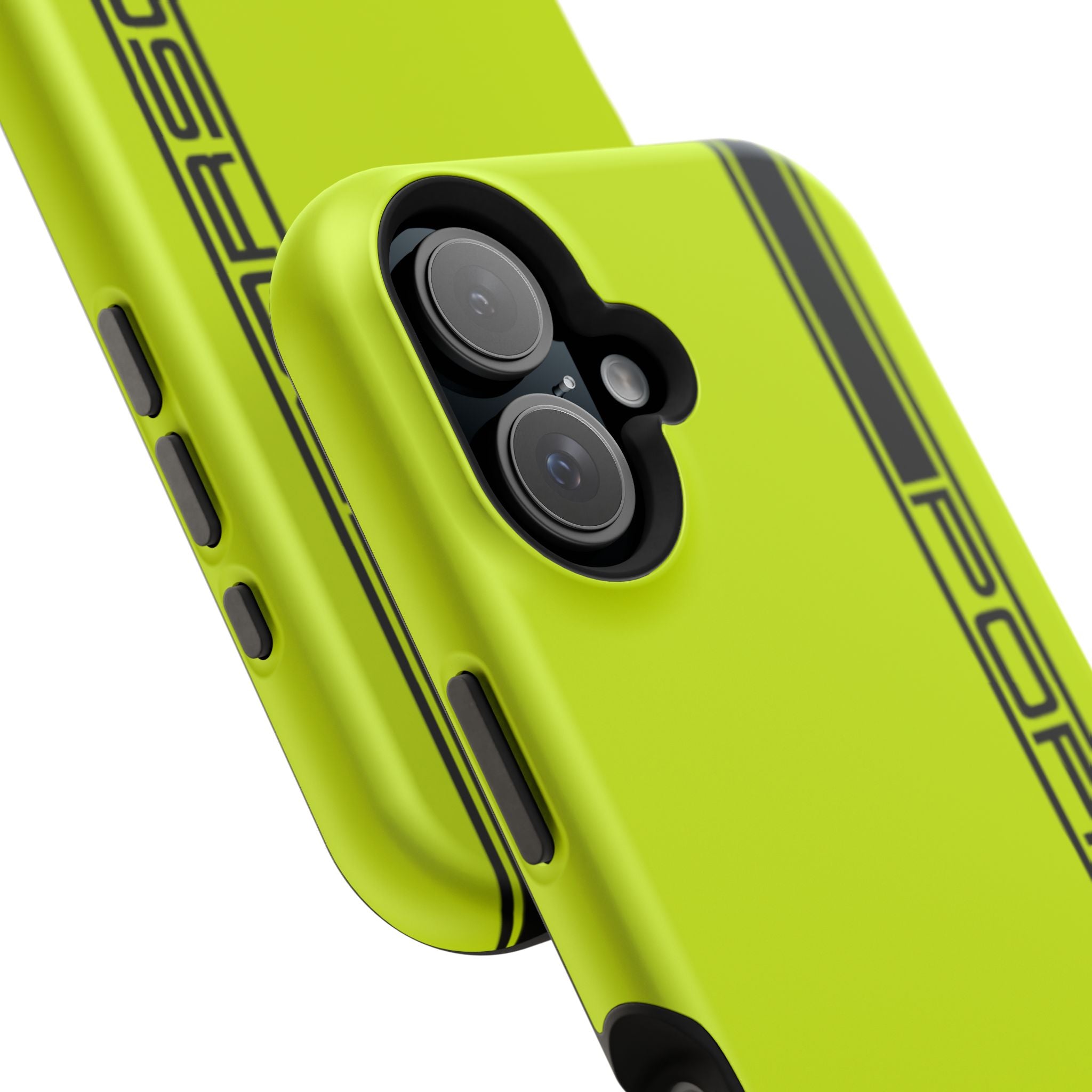 Porsche Acid Green Magnetic Tough Cases
