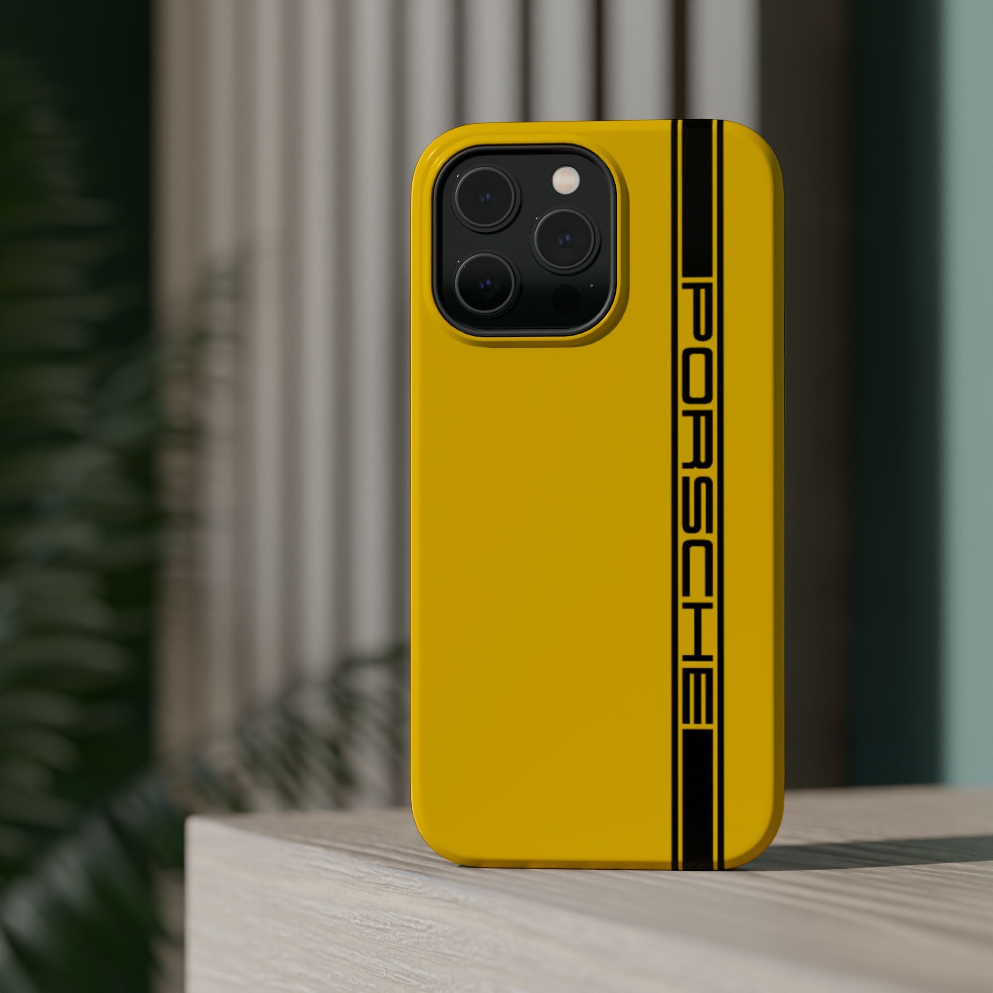Porsche Speed yellow inspired Magnetic Tough Cases