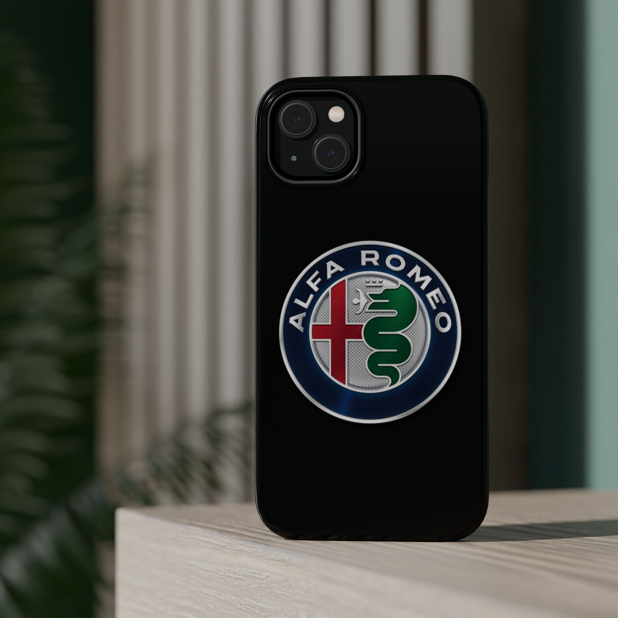 Alfa romeo Dark black inspired Magnetic Tough Cases