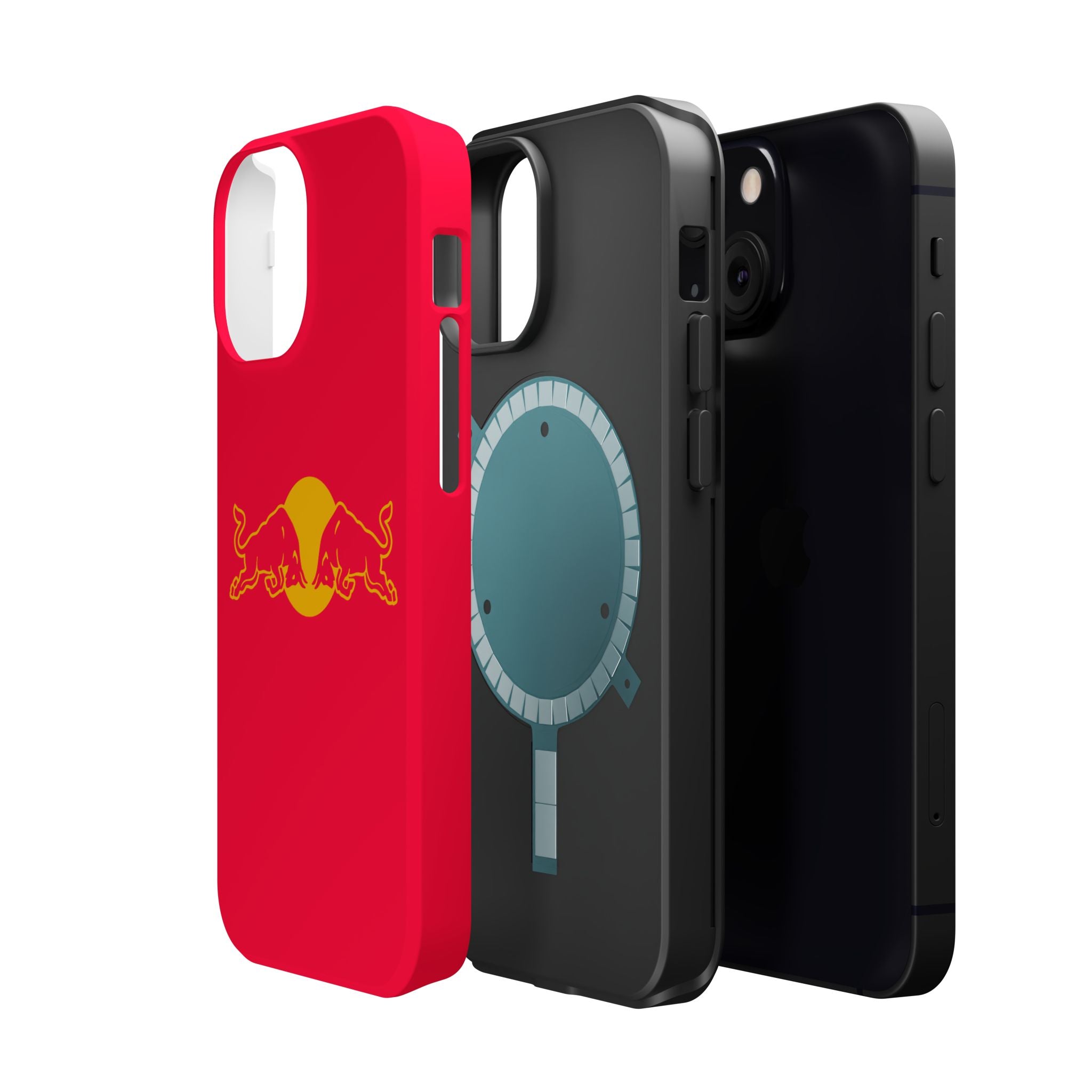 Red Bull red inspired Magnetic Tough Cases