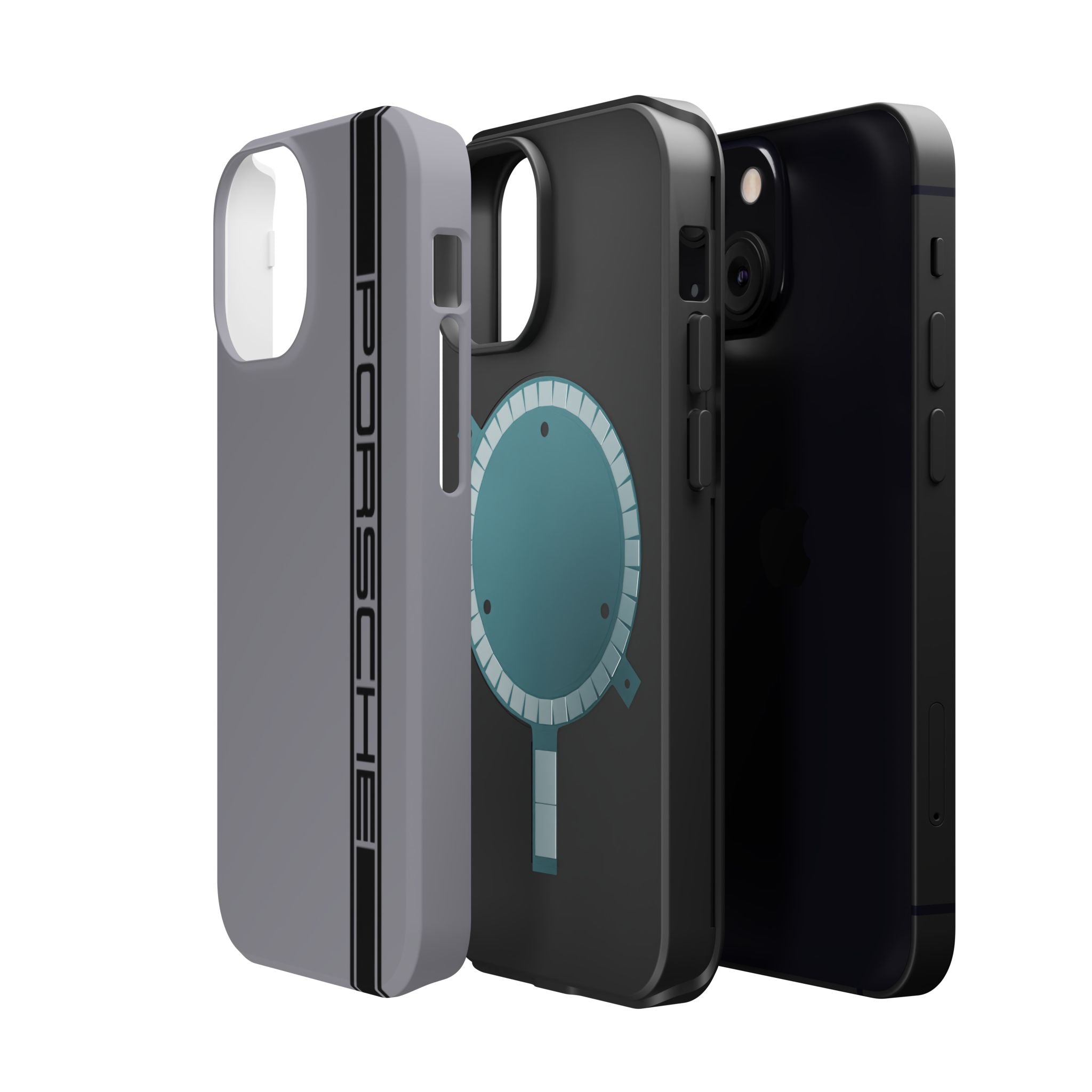 Porsche Chalk grey inspired Magnetic Tough Cases