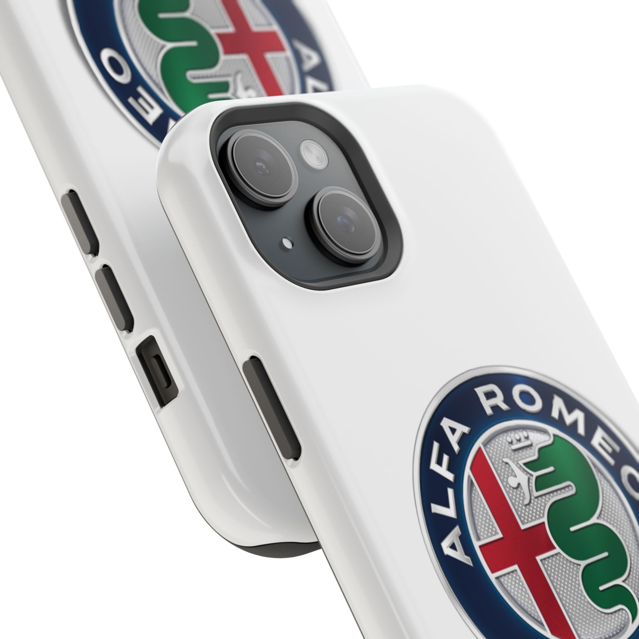 Alfa Romeo White Magnetic Tough Cases