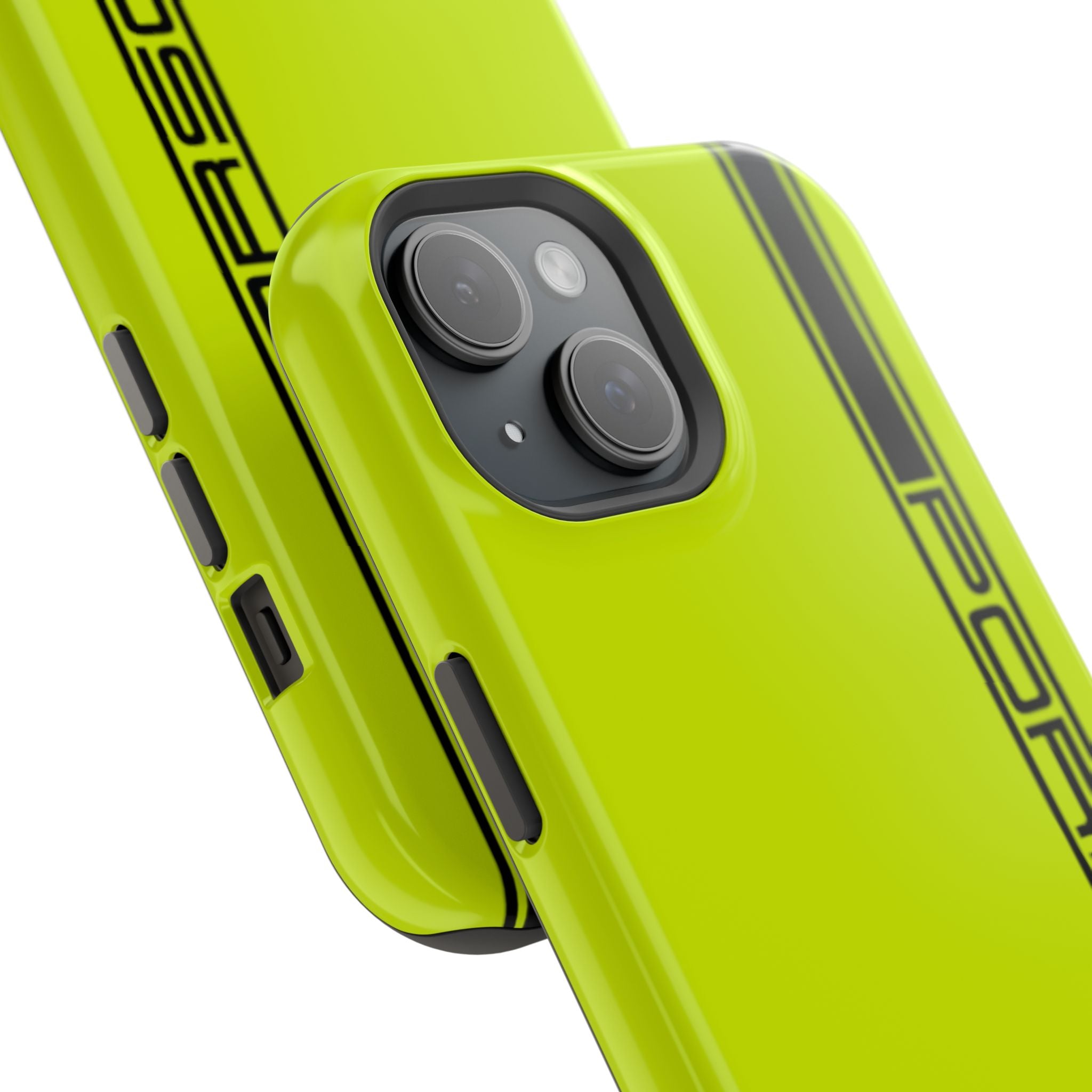 Porsche Acid Green Magnetic Tough Cases