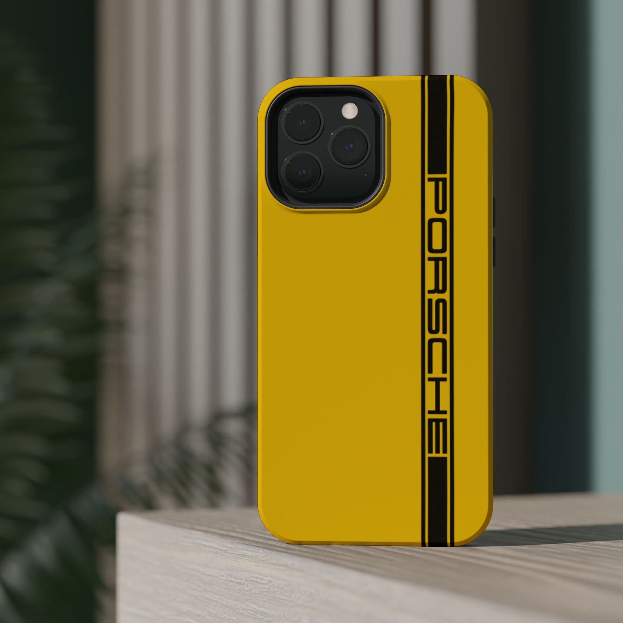 Porsche Speed yellow inspired Magnetic Tough Cases