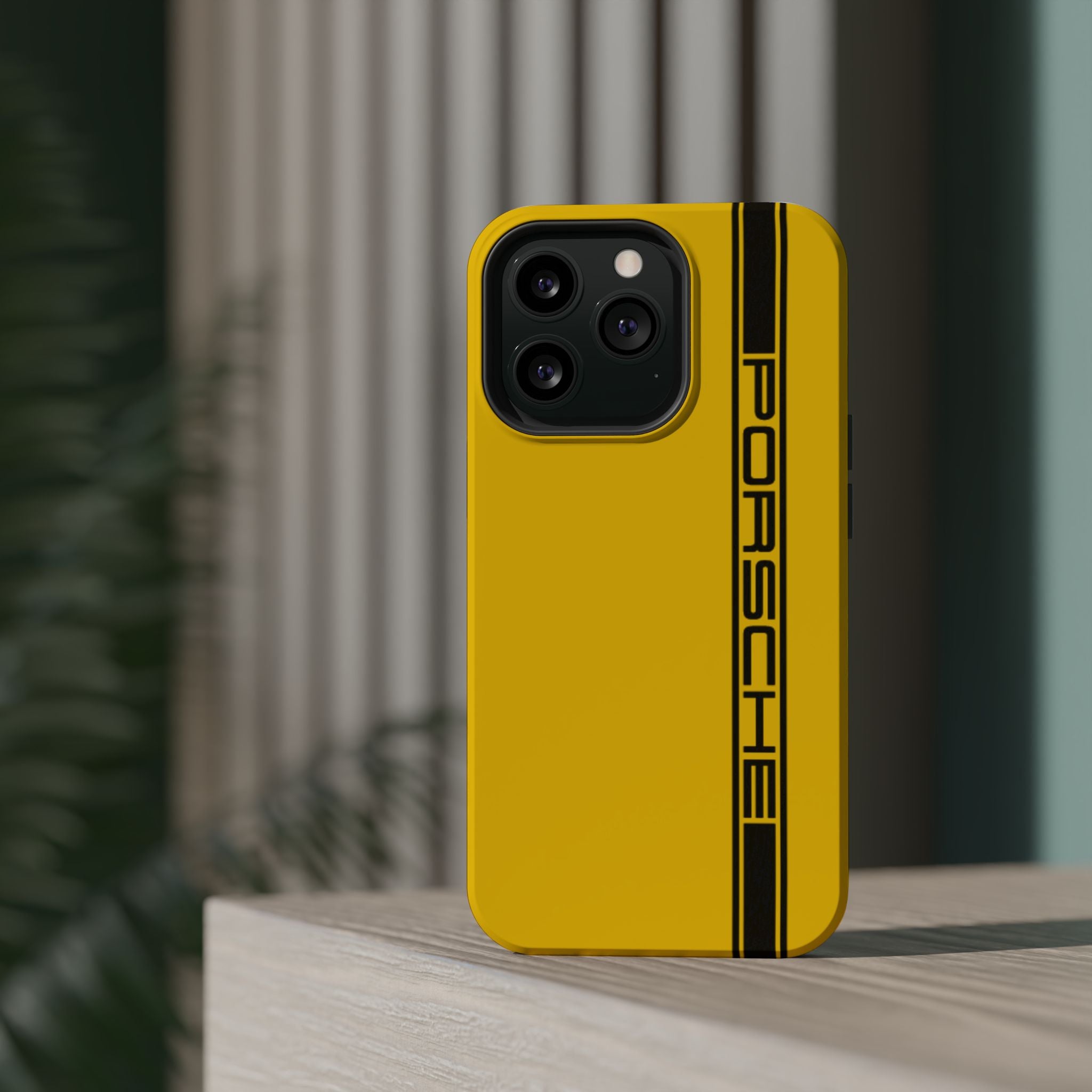 Porsche Speed yellow inspired Magnetic Tough Cases