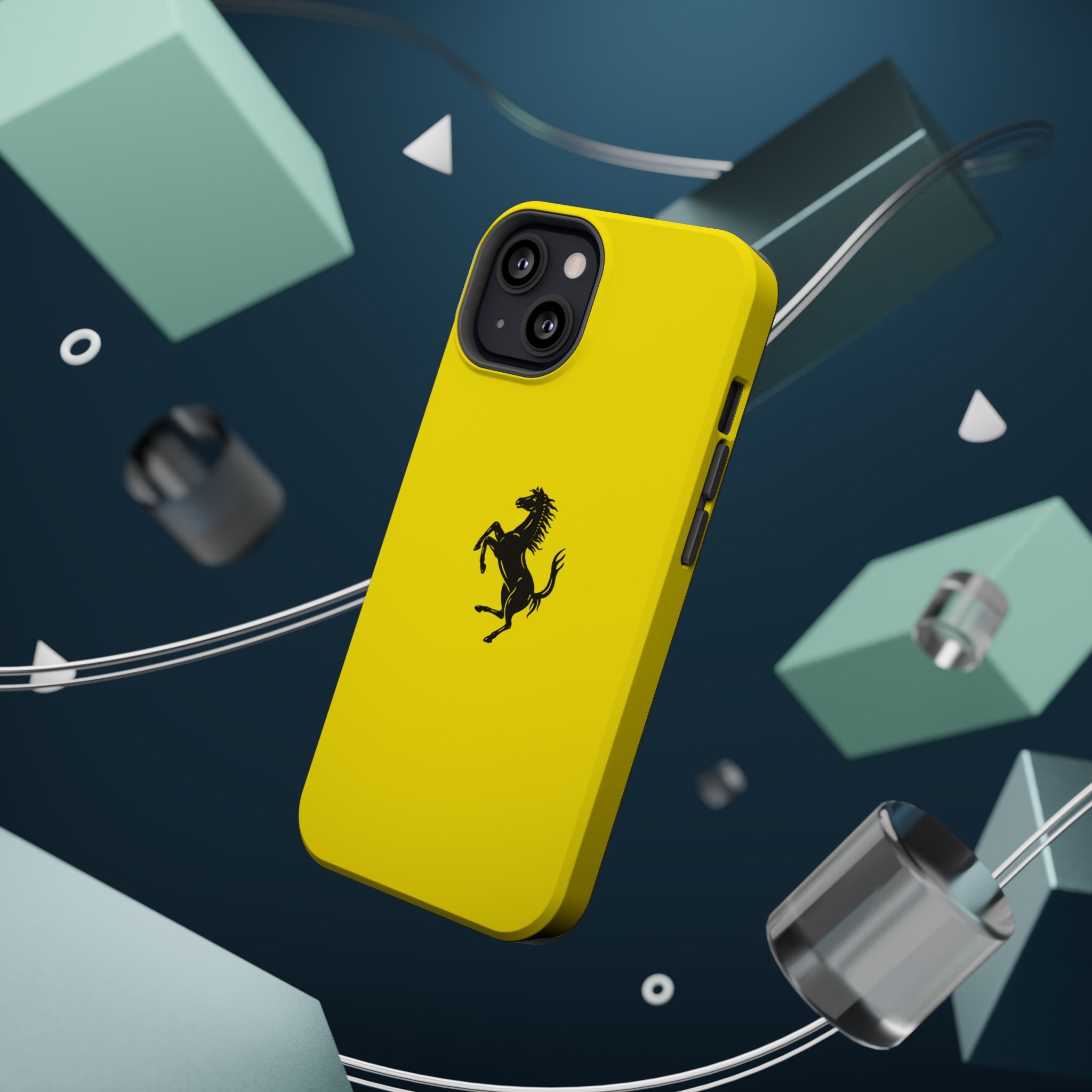 Ferrari horse Giallo Modena inspired Tough Cases